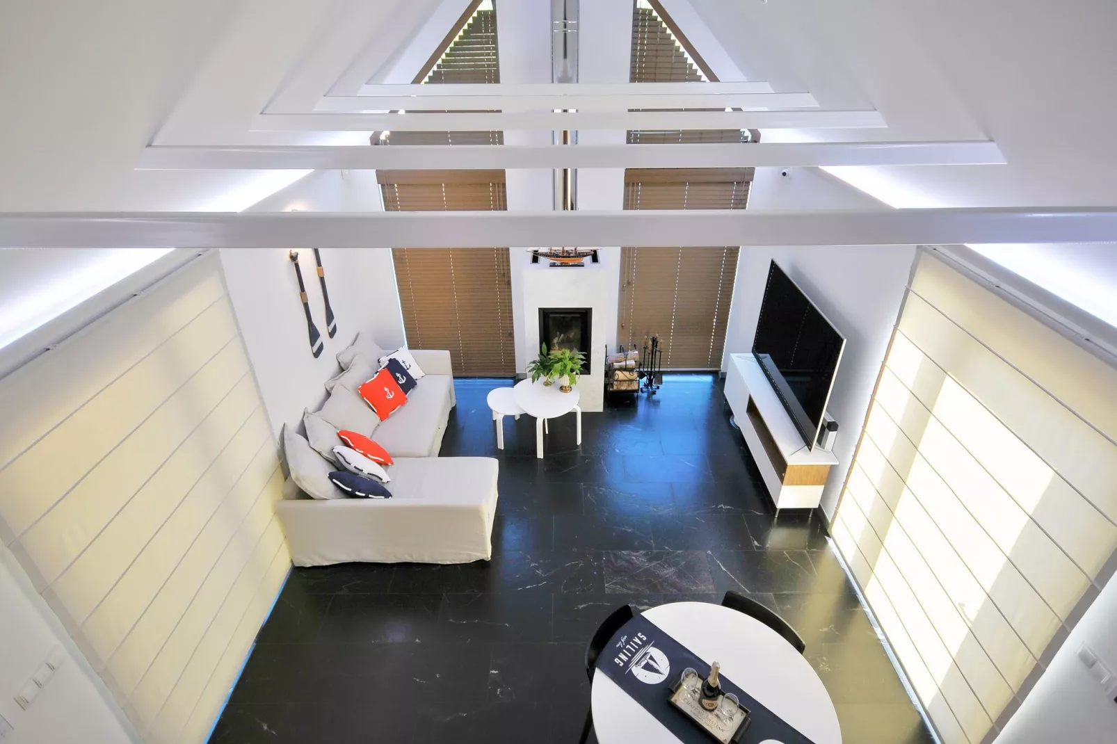 Dom na wodzie Bytów-Living room