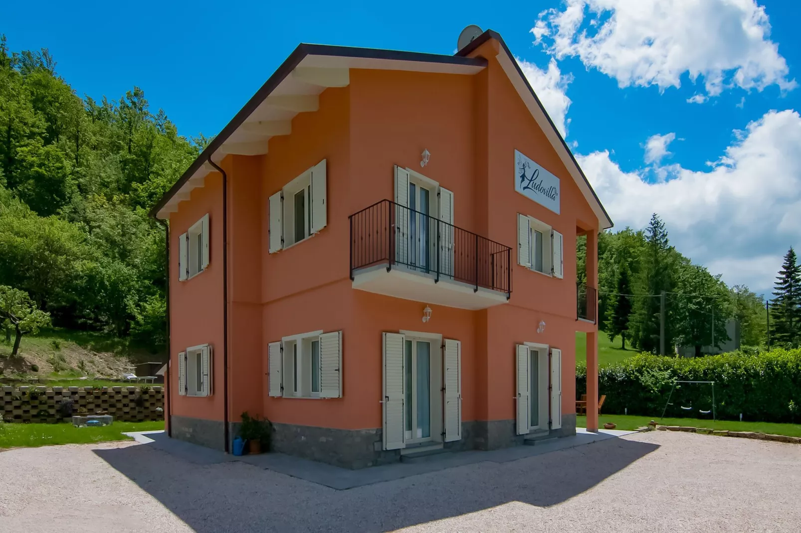 Villa Ludovica-Extérieur été