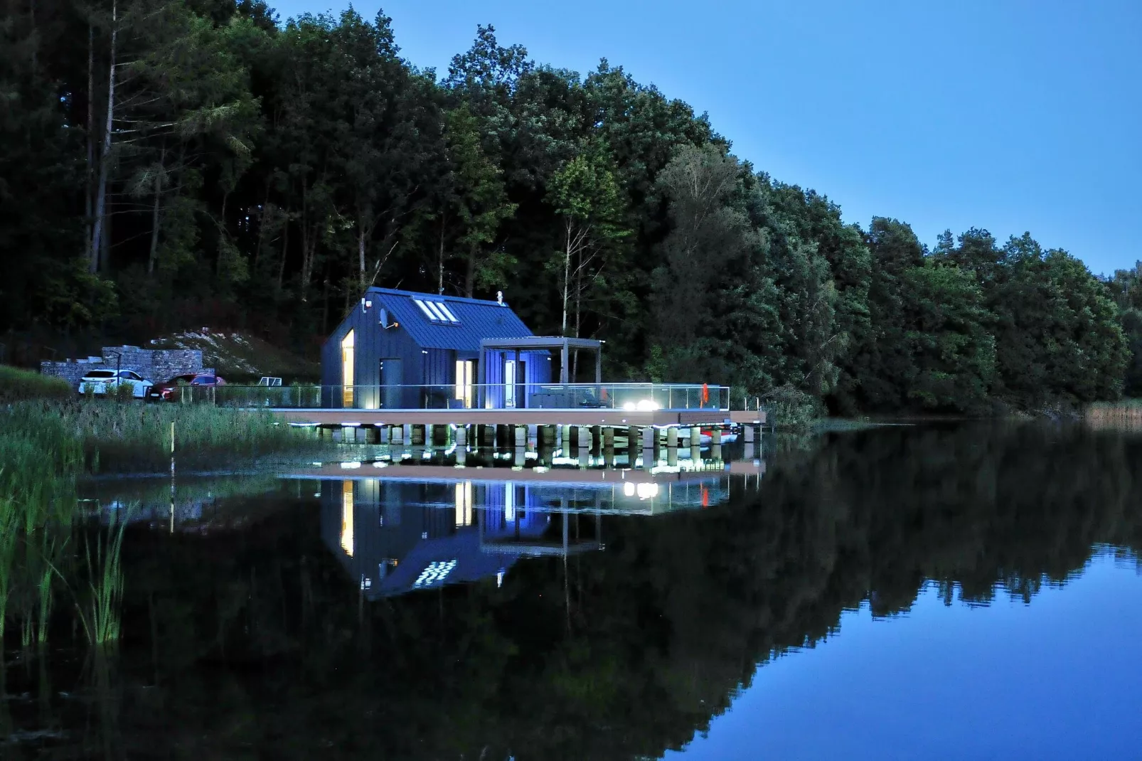 Dom na wodzie Bytów-Exterior summer