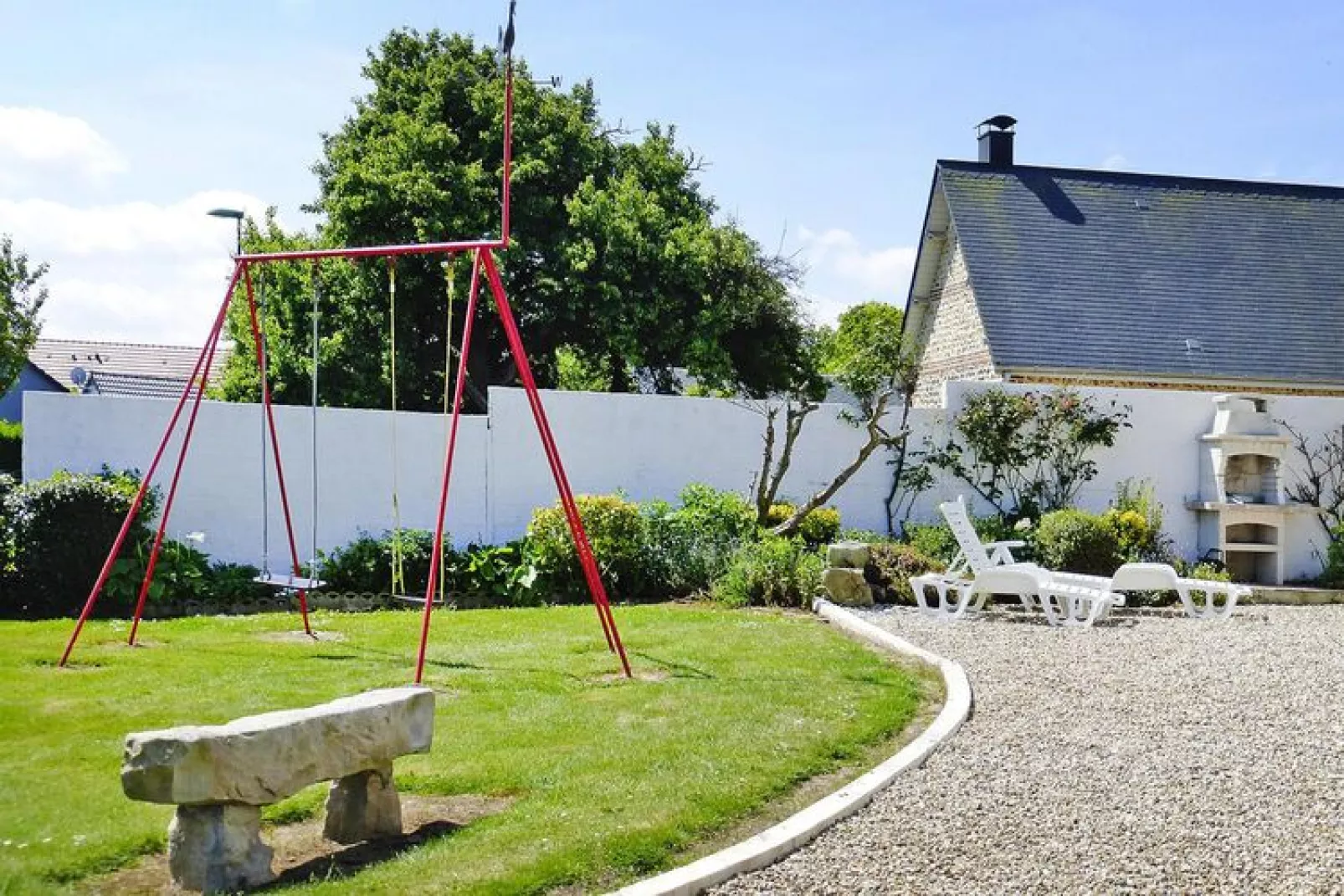 Holiday home Senneville-sur-Fécamp-Gärten Sommer