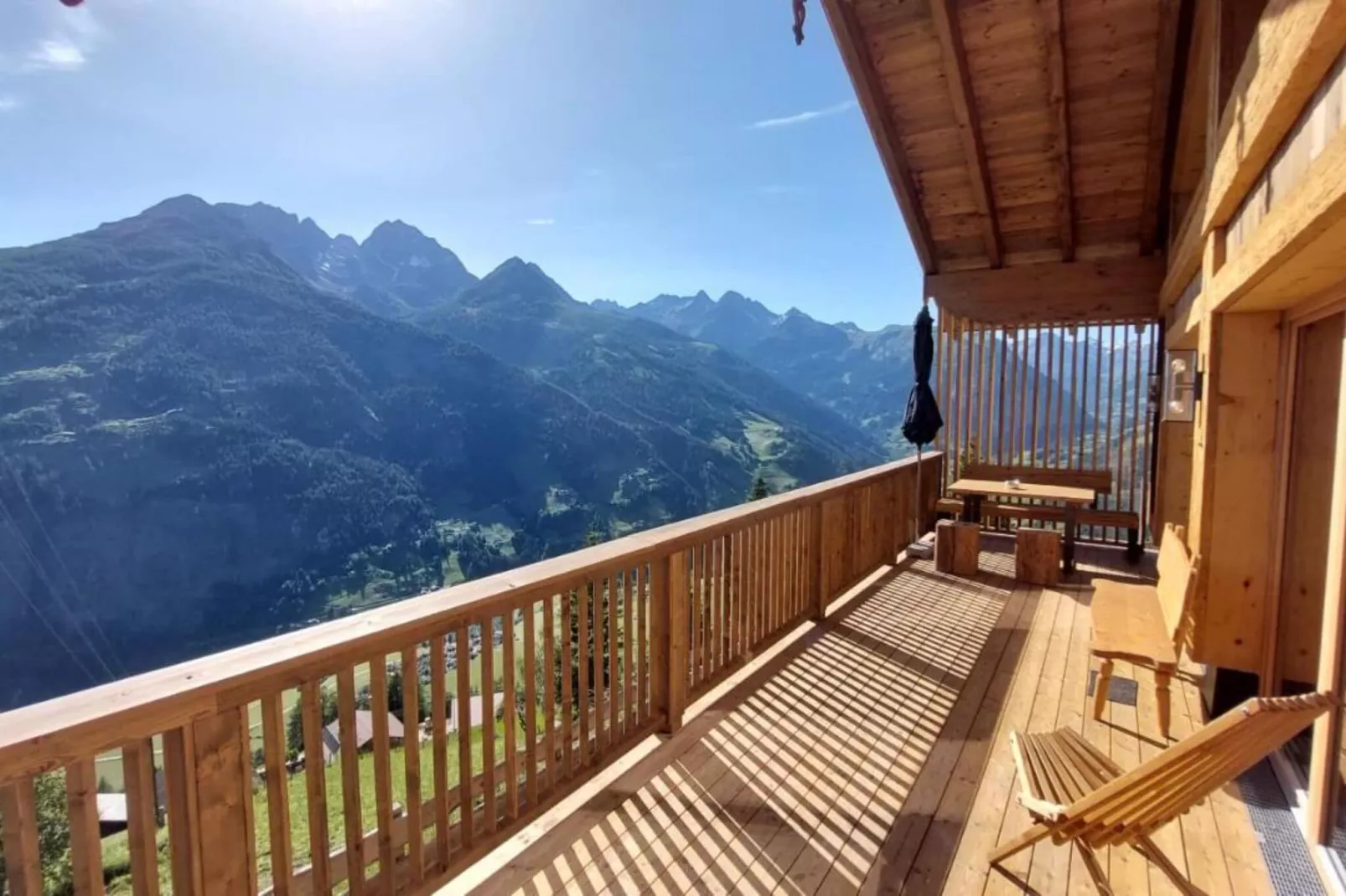 Chalet Die Sagritzerin-Terrace balcony