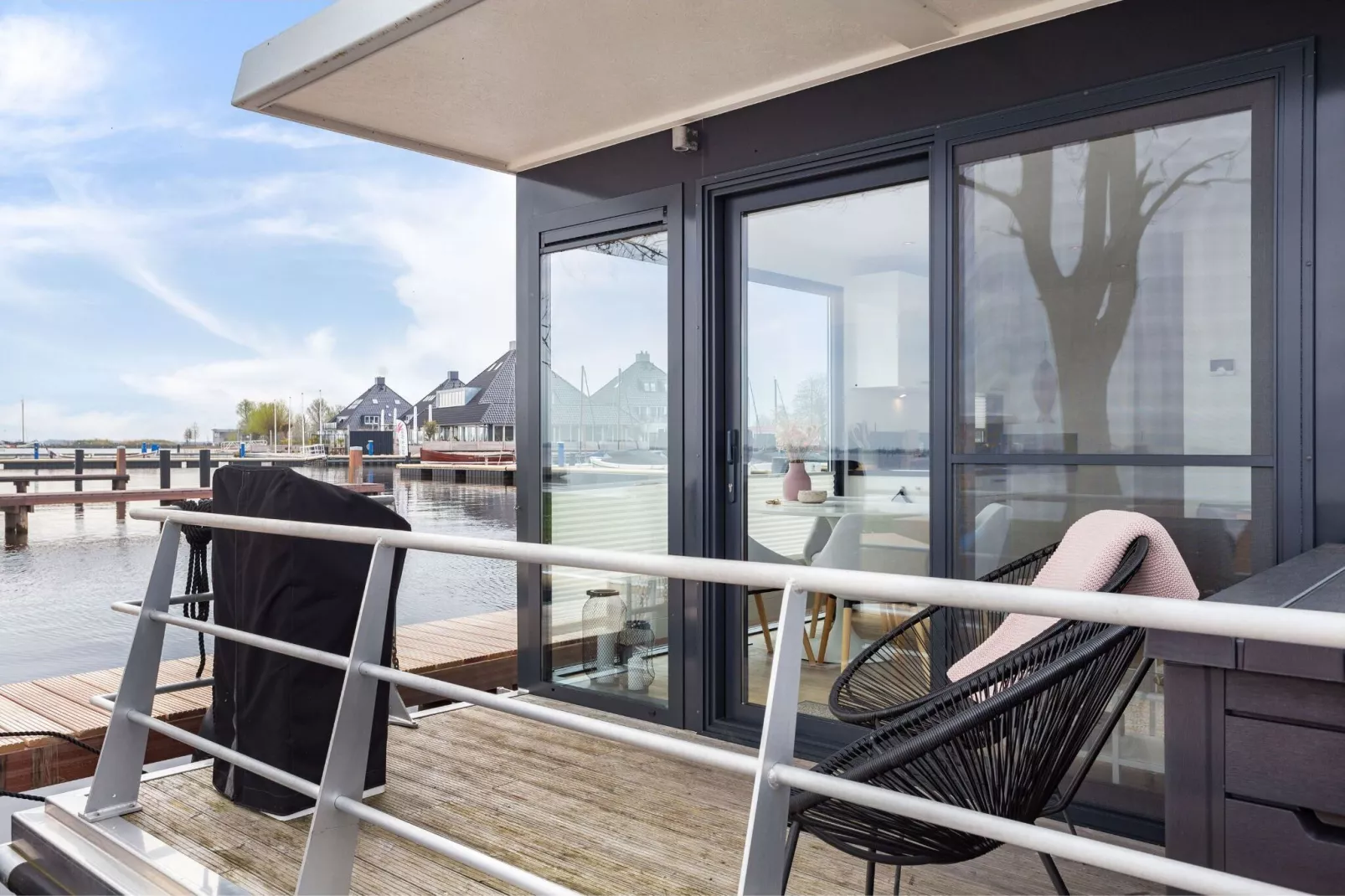 Houseboat Agua Dolce-Balcon-terrasse