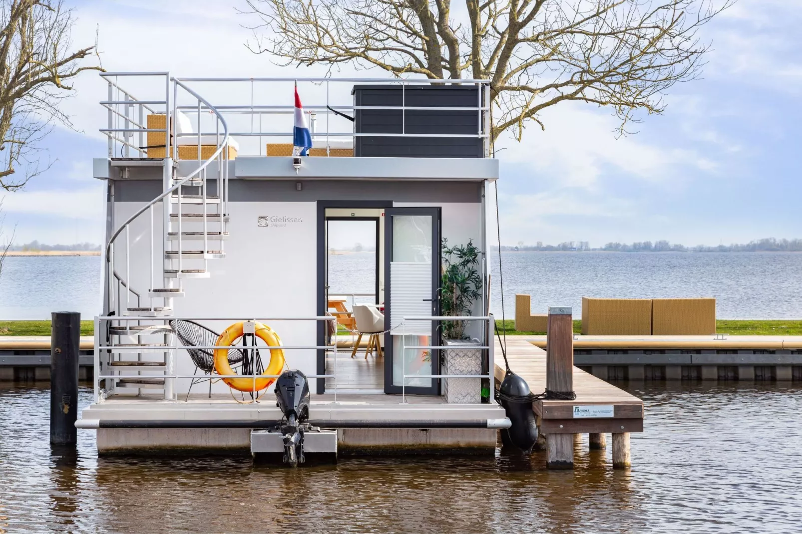 Houseboat Agua Dolce-Balcon-terrasse