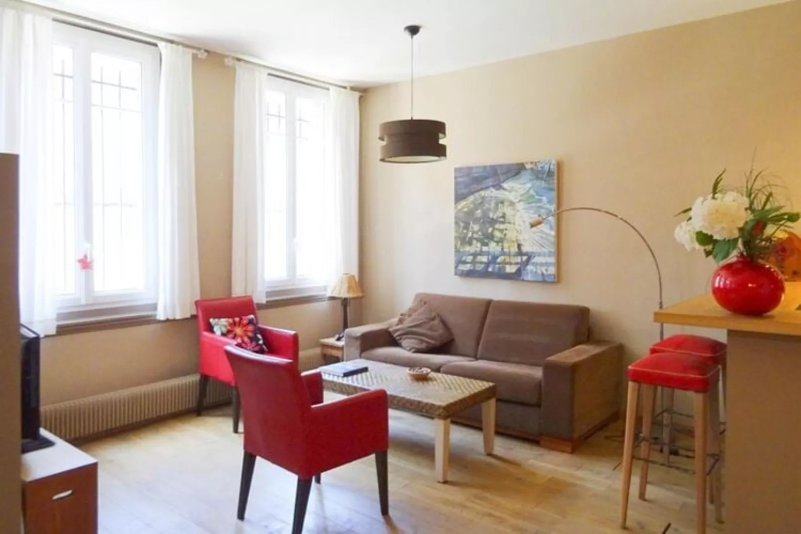 Holiday flat Fécamp-Living room