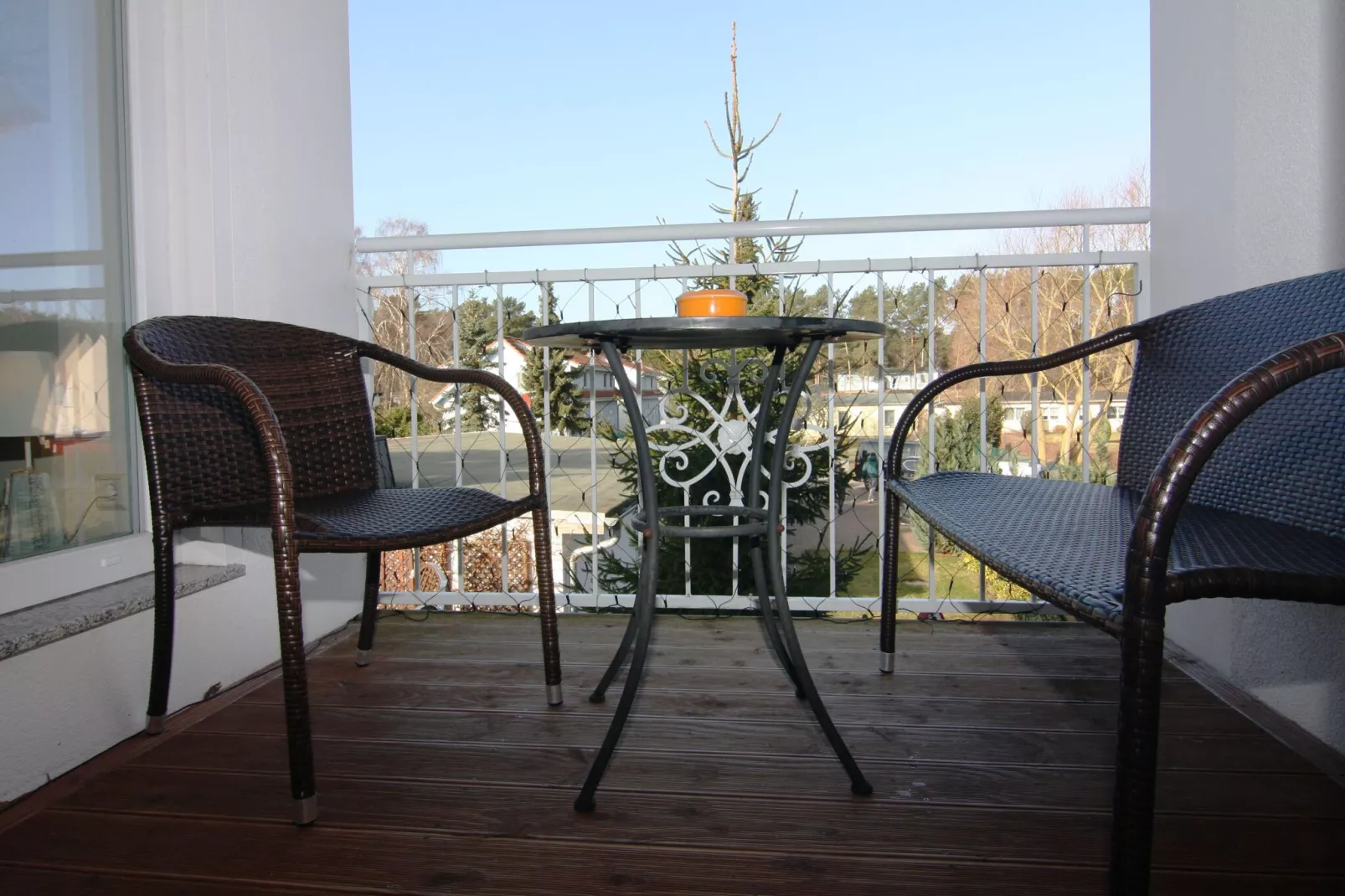 2-Raum-App für 3 Personen im Haus Strandloper-Terrace balcony