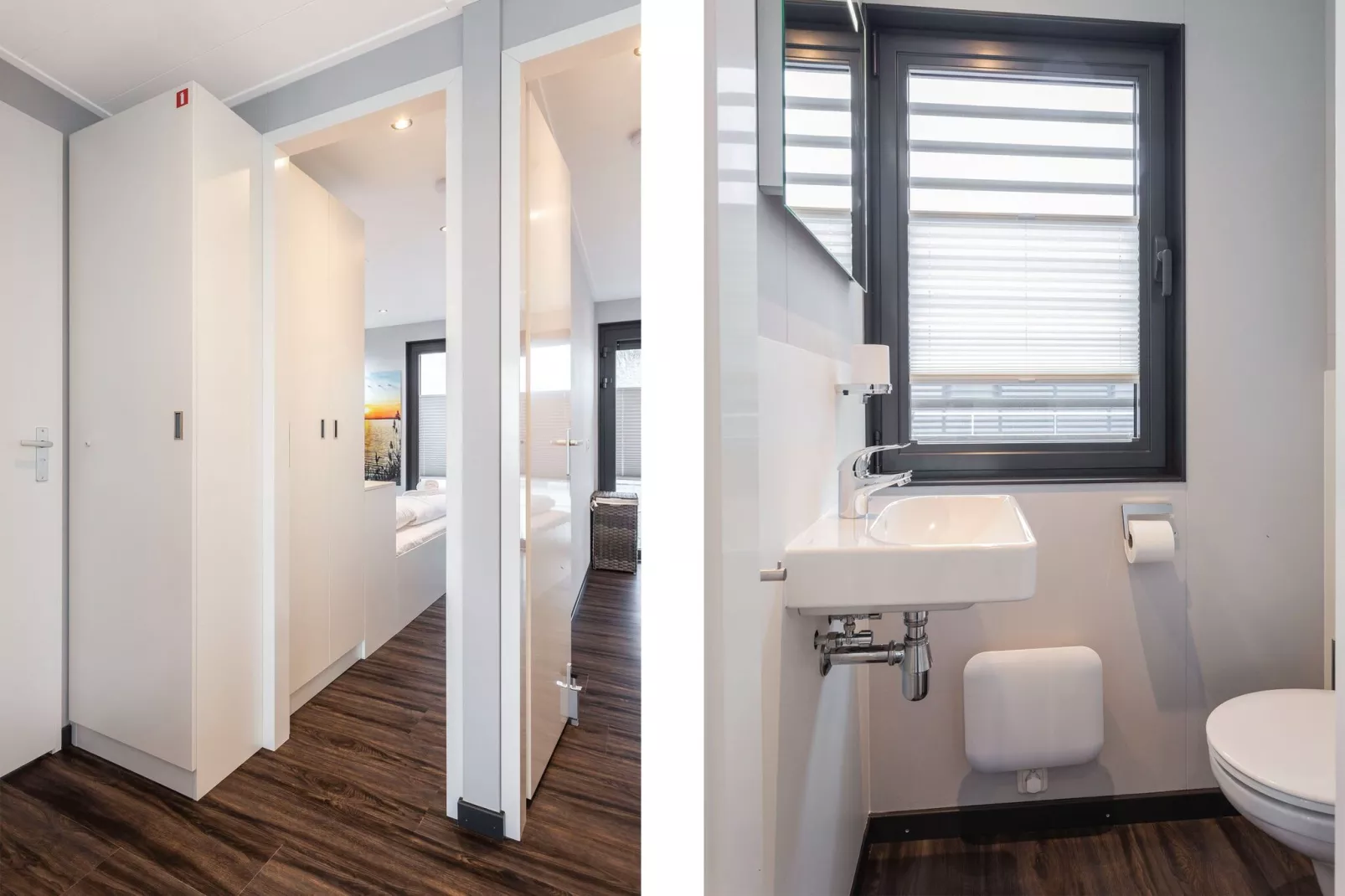 Houseboat Elysium met dakterras-Bathroom