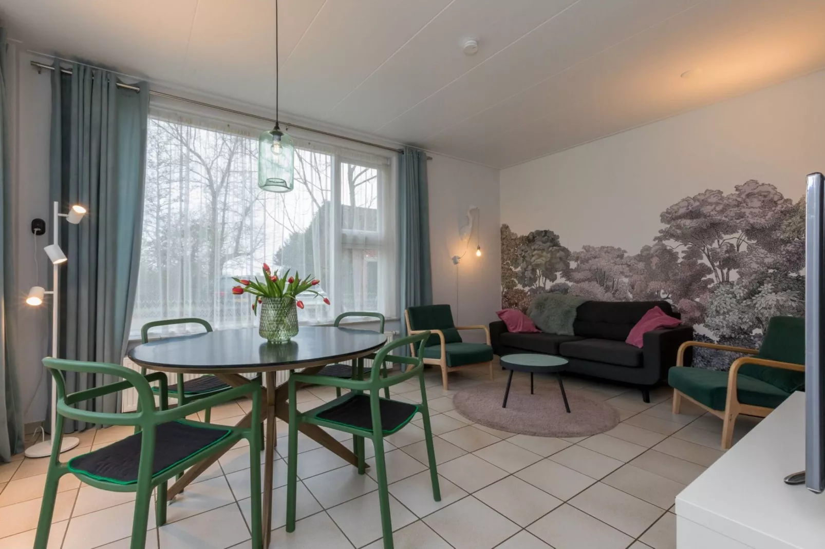 Appartement - Kon Emmaweg 6  beneden app-Living room