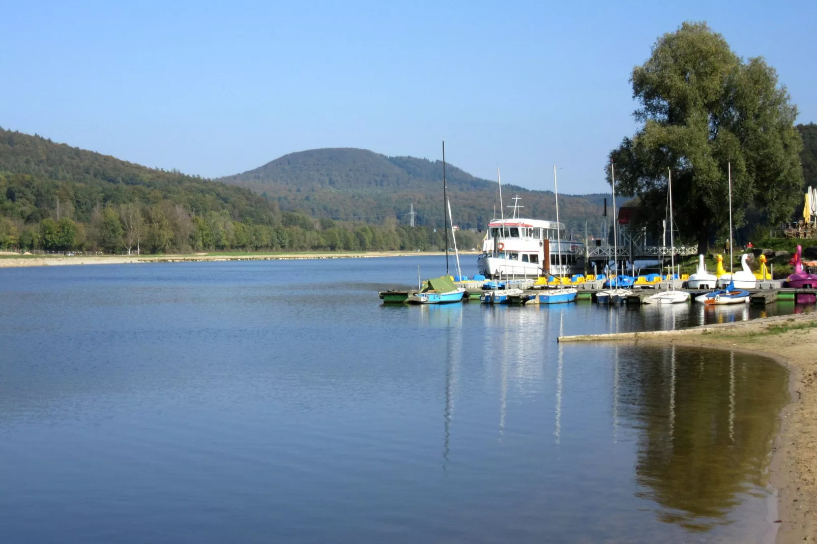 Weserbergland - Bad Pyrmont-Gebiete Sommer 20 km