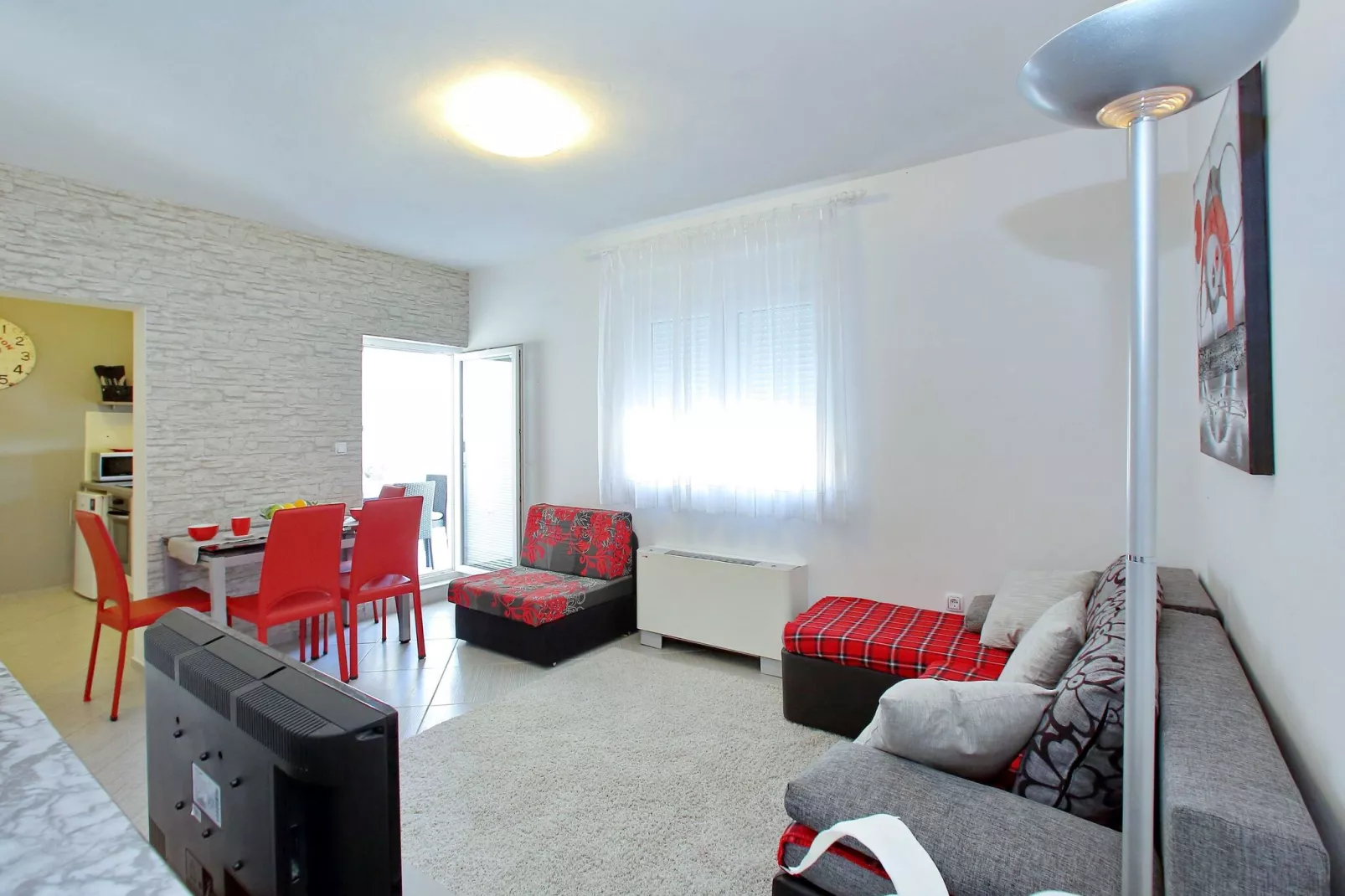 Apartment 2 Bibinje-Living room