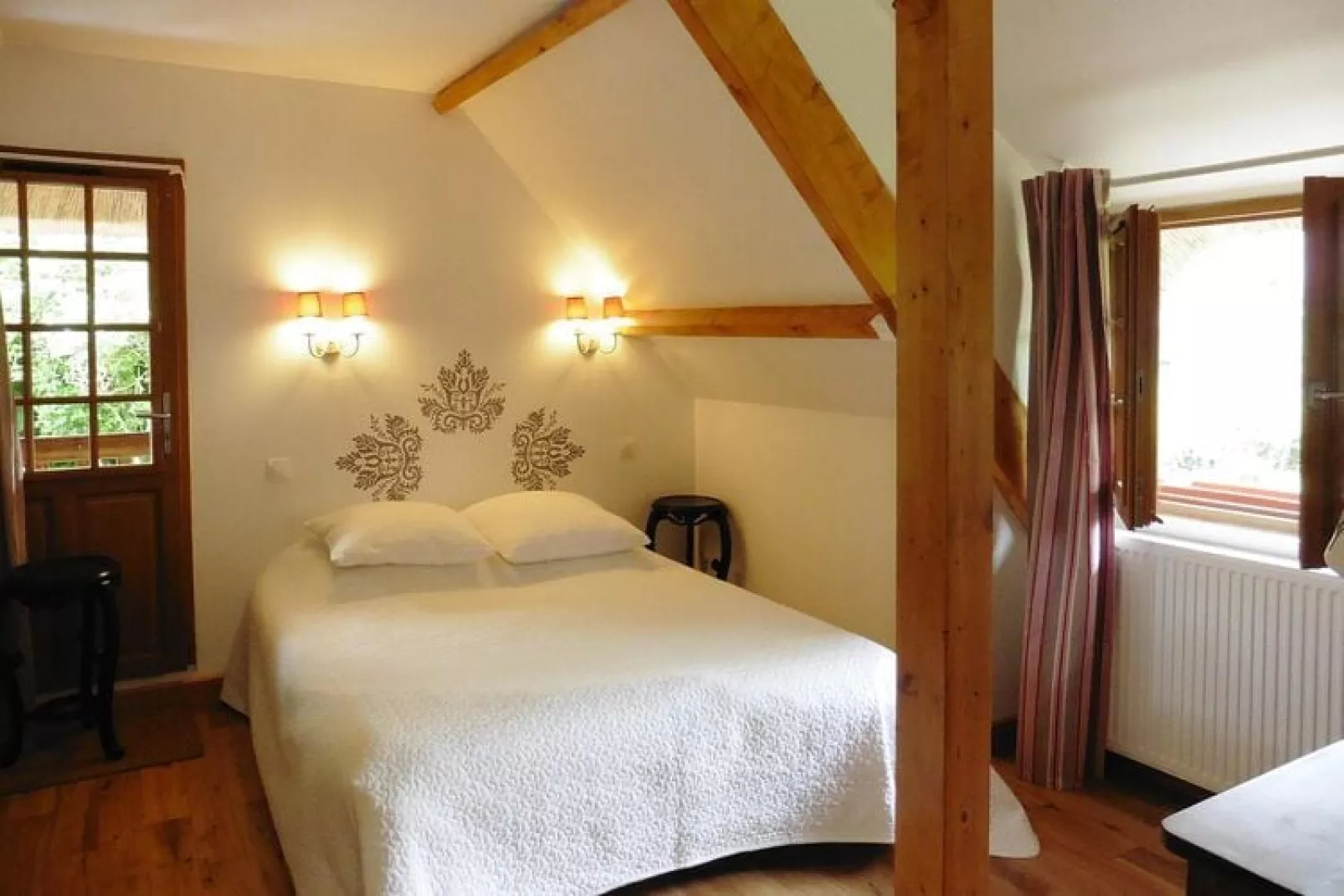 Holiday home St-Martin-aux-Buneaux-Schlafzimmer