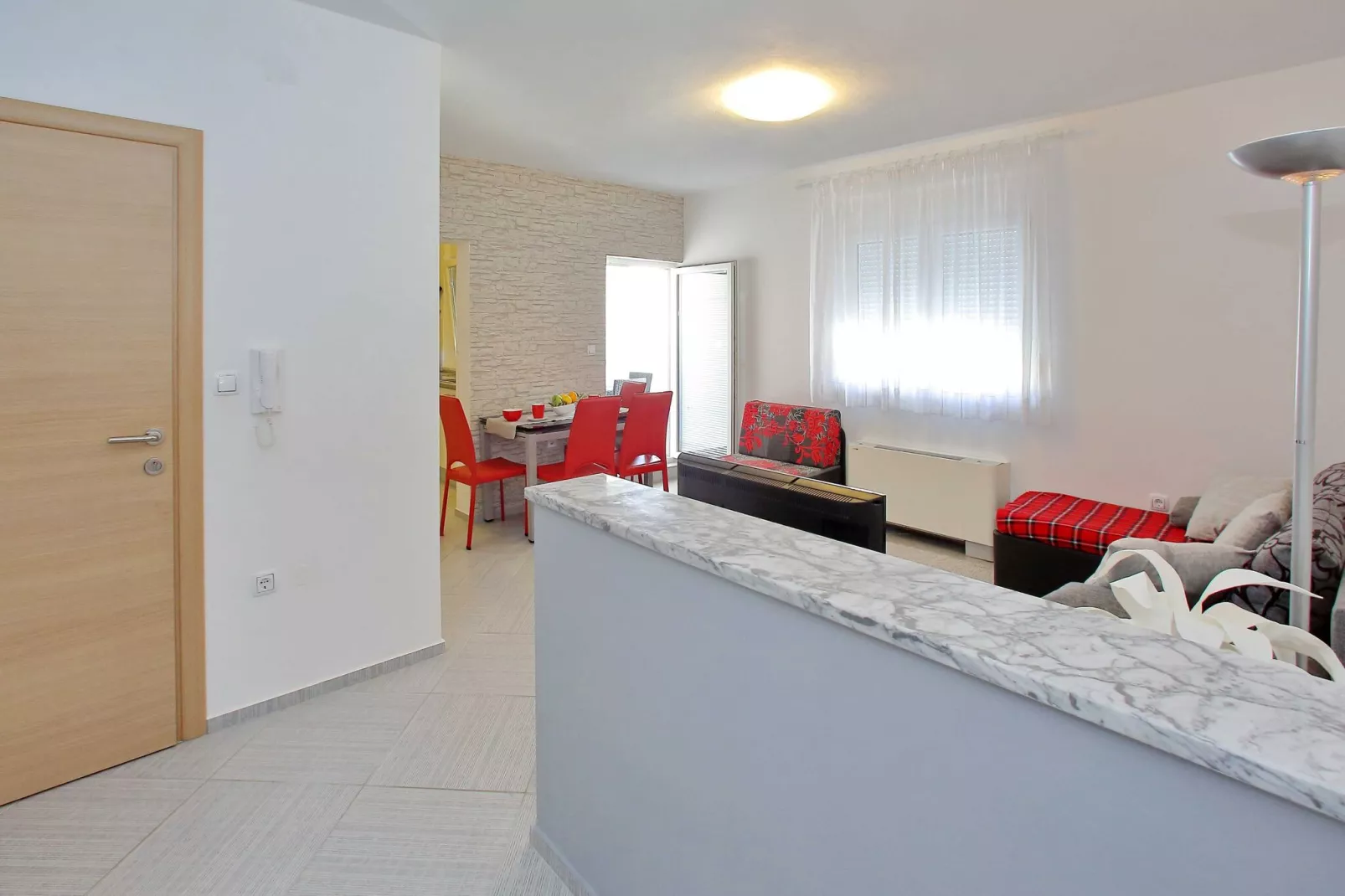 Apartment 2 Bibinje-Living room