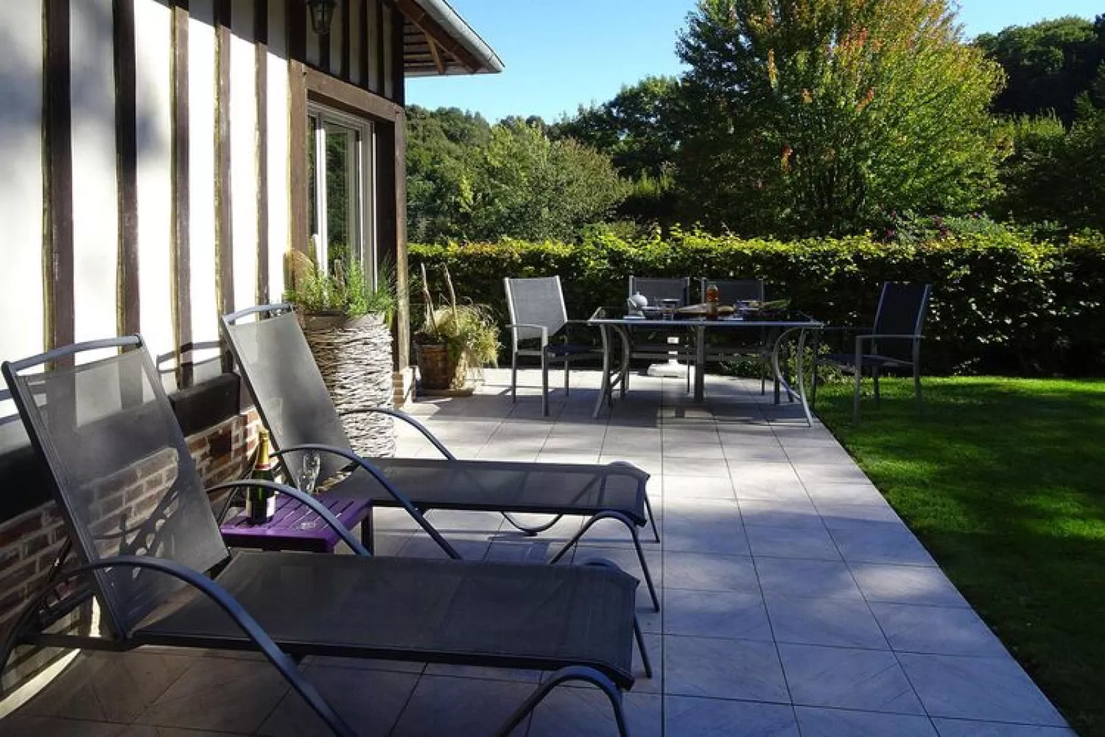 Holiday home St Martin-aux-Buneaux-Terrace