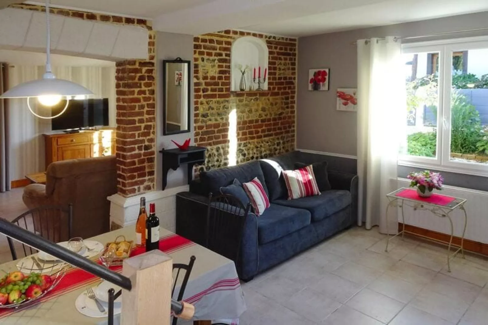 Holiday home, Les Grandes-Ventes-La Rosée-La Rosée-Living room