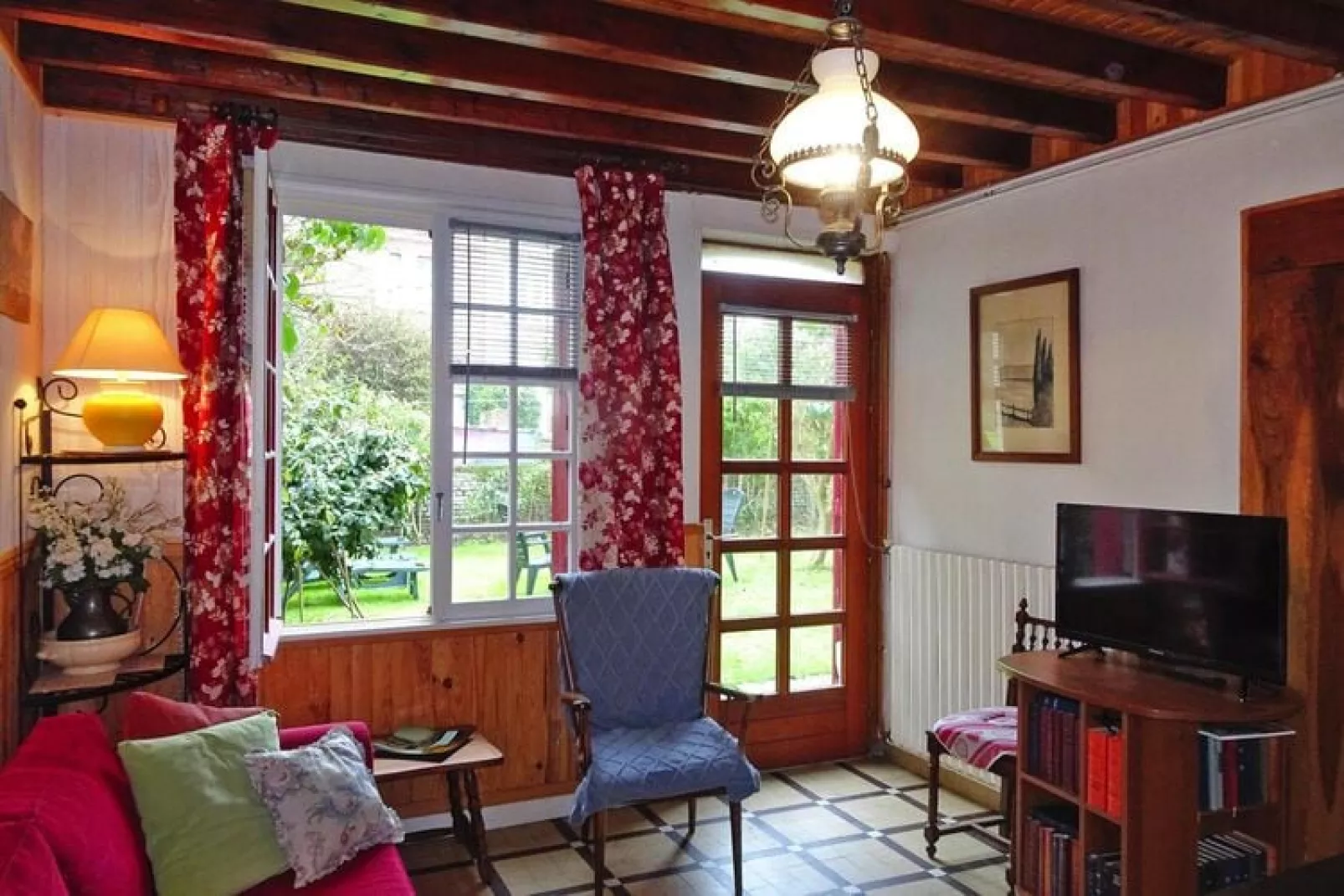 Semi-detached house Etretat-Wohnzimmer