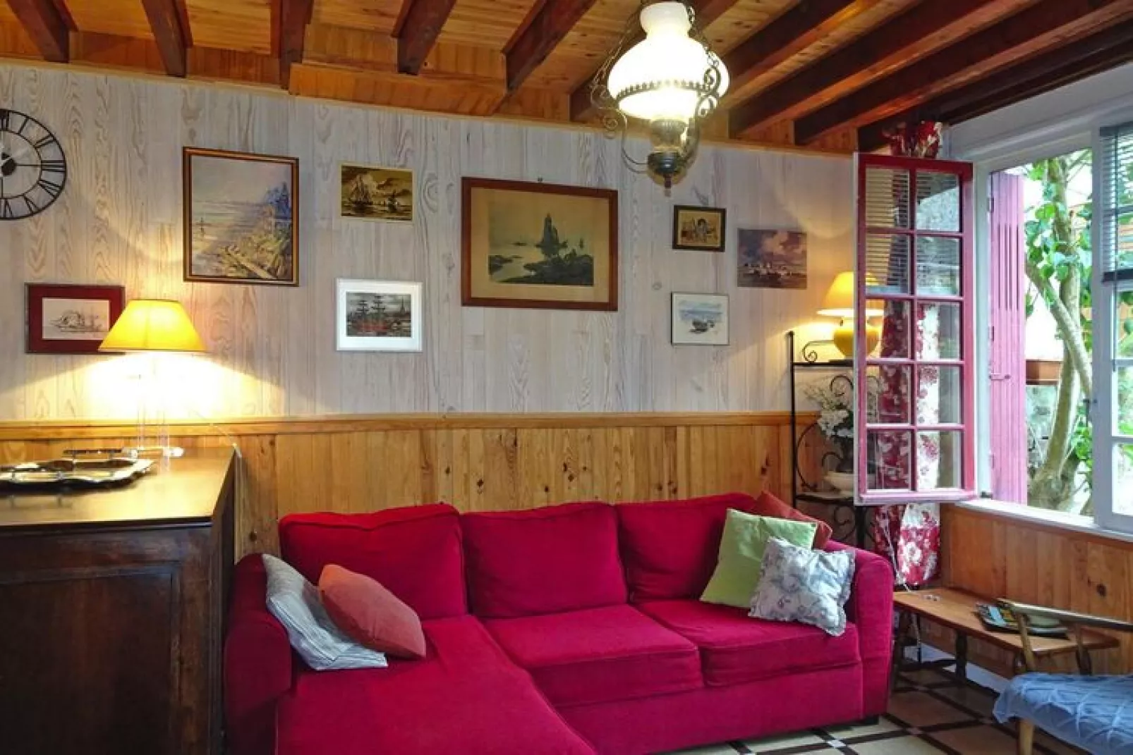 Semi-detached house Etretat-Wohnzimmer