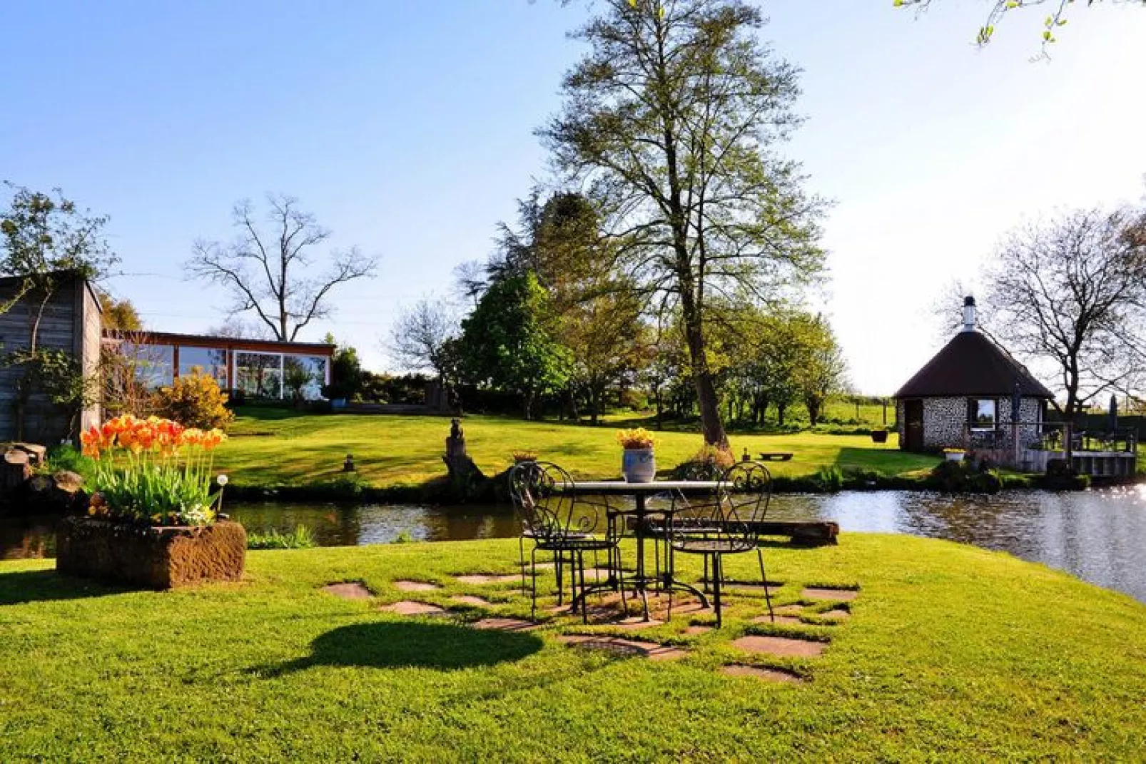 Holiday farm Kindwiller / Type A Maison 90 qm-Jardin d'été