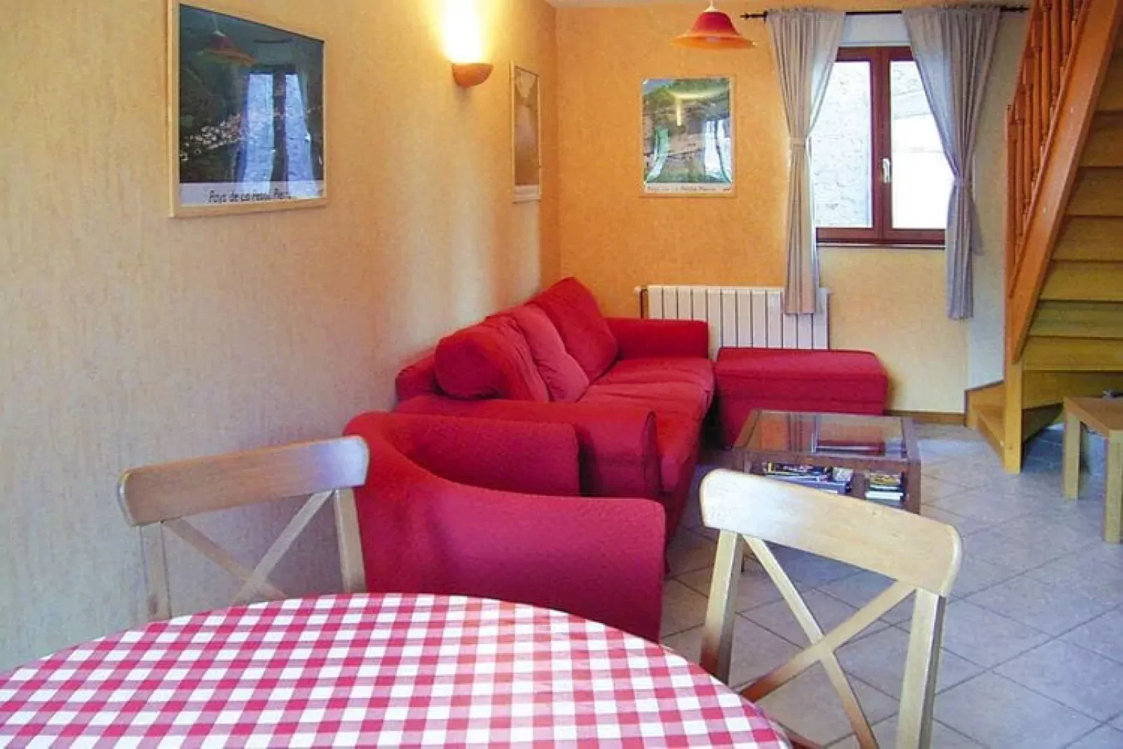 Semi-detached house Hinsbourg-Living room