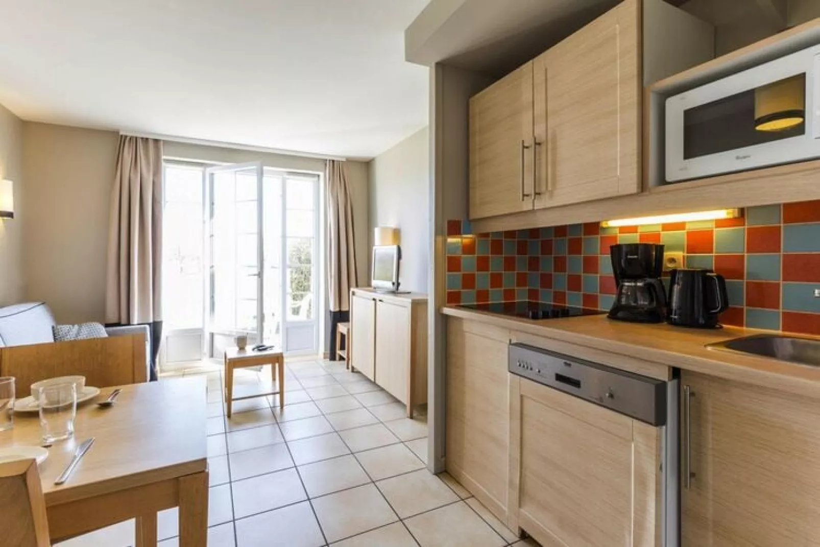 Residence Le Green Beach Port-en-Bessin-Huppain - M5 Standard House 5 p - 1 bedroom-Küche