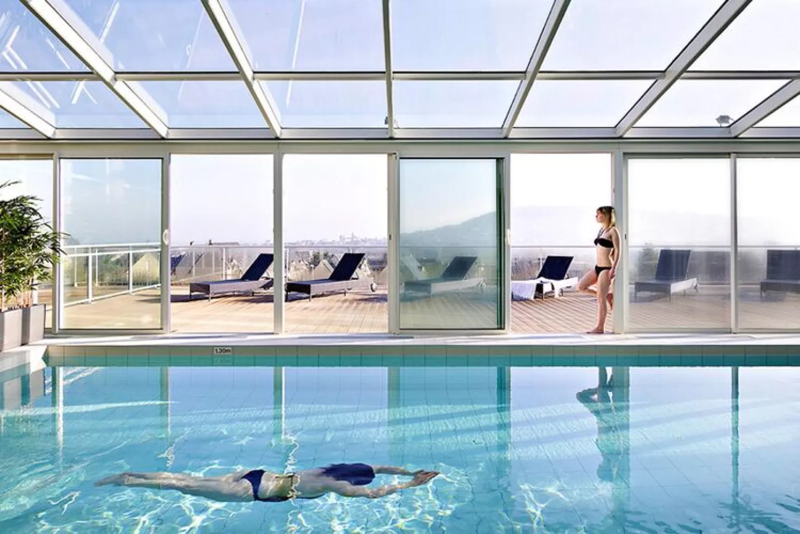 Residence & Spa Houlgate   24 Standard Apt 4 p - 1 bedroom-Pool