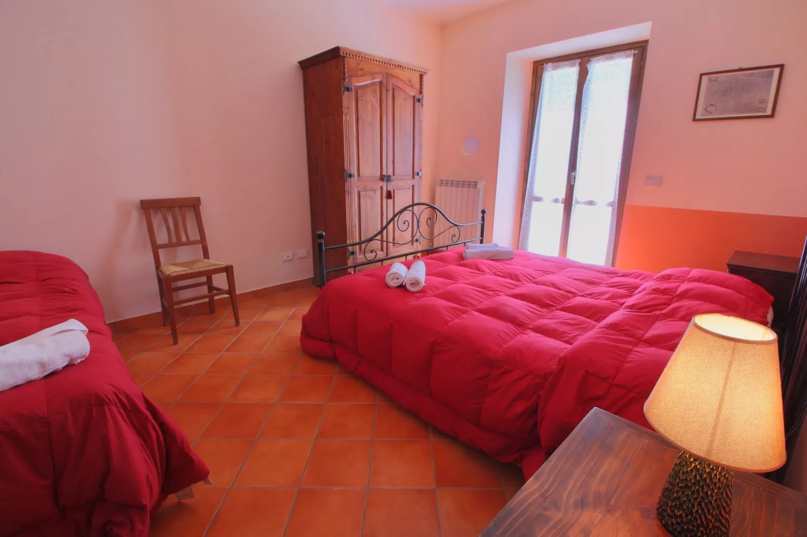 Rosa Rossa-Schlafzimmer