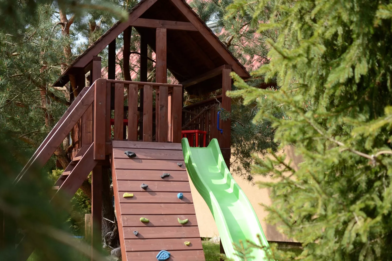 House among beautiful forests-Gardens summer