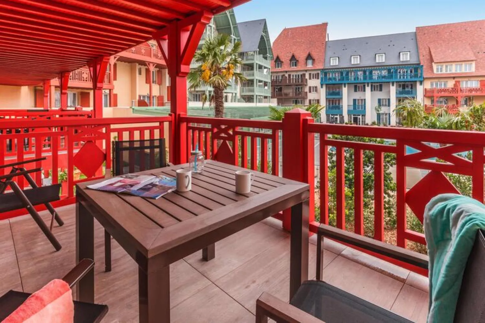 Residence Presqu'Ile de la Touques Deauville - 36 Standard Apt 6 p - 2 bedrooms - terrace or balcony-Terrace