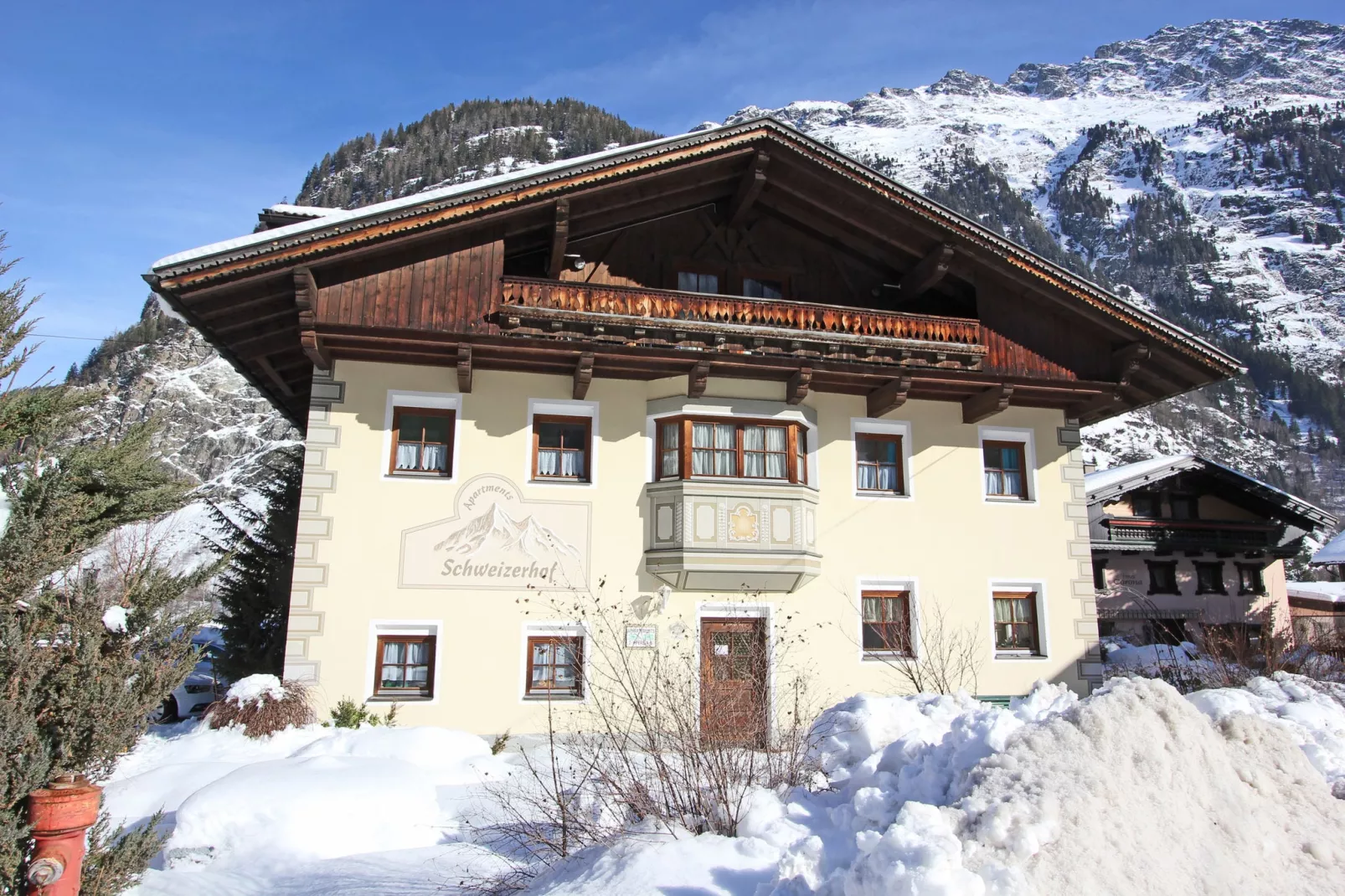 Sölden Apartment E-Exterior winter
