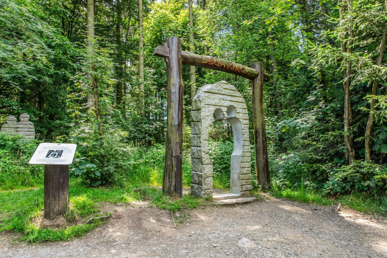 Hahnenklee 608 - Bergseite-Gebiete Sommer 1 km