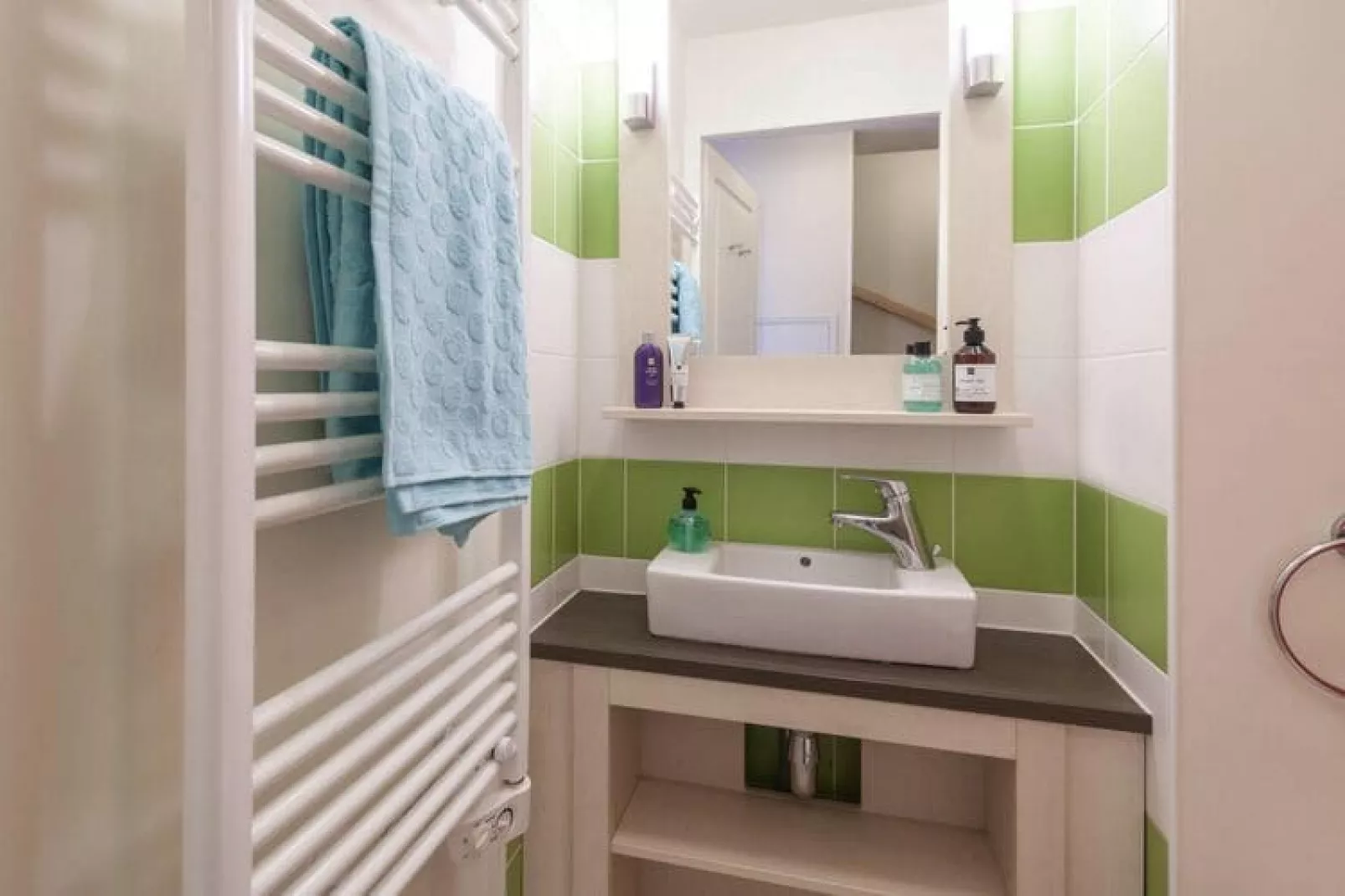Holiday village Normandy Garden Branville - M5O Standard House 5 p - 1 bedroom - duplex-Salle de bain
