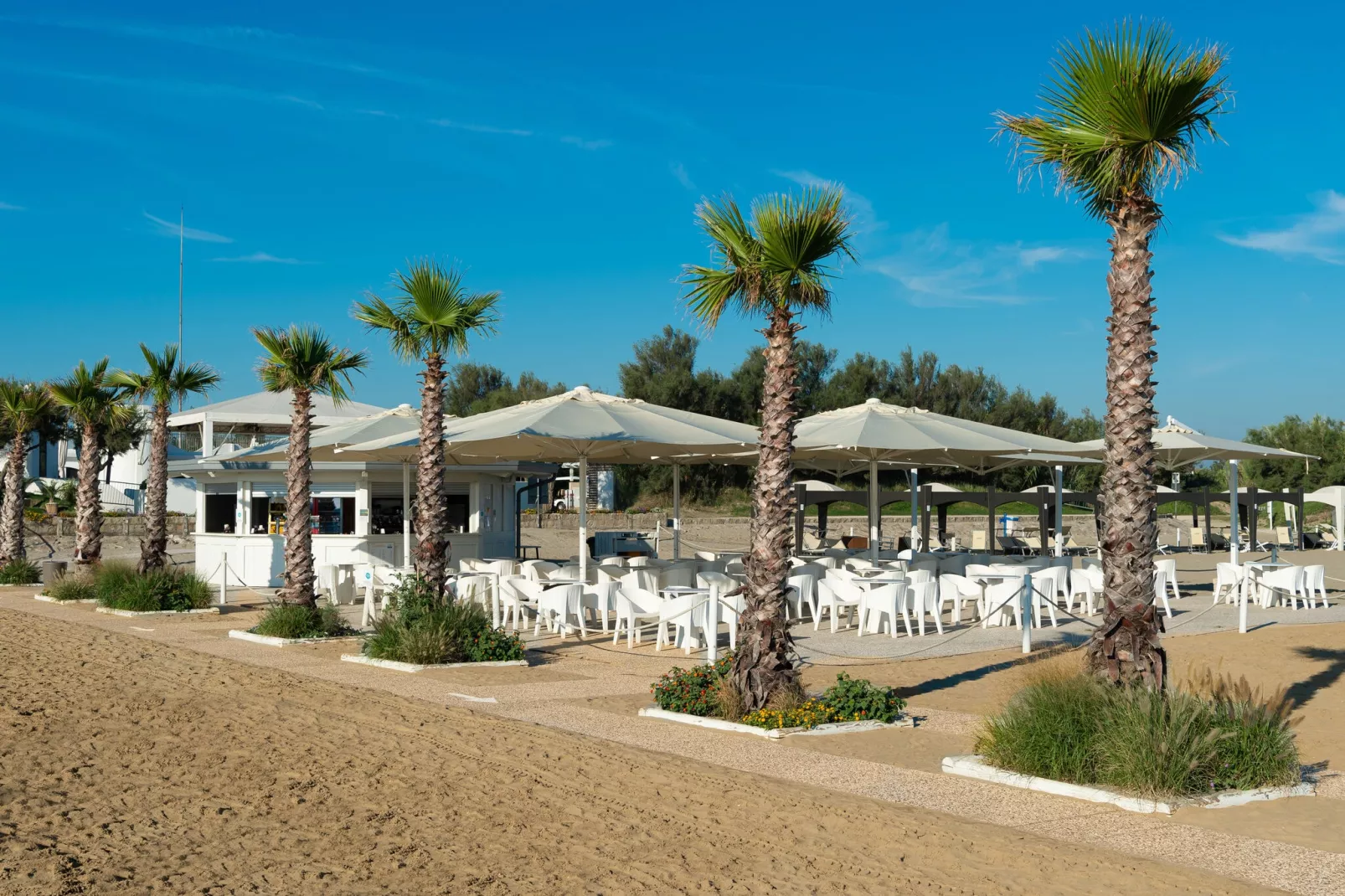 Village Albarella Trilo S3-Parkeinrichtungen