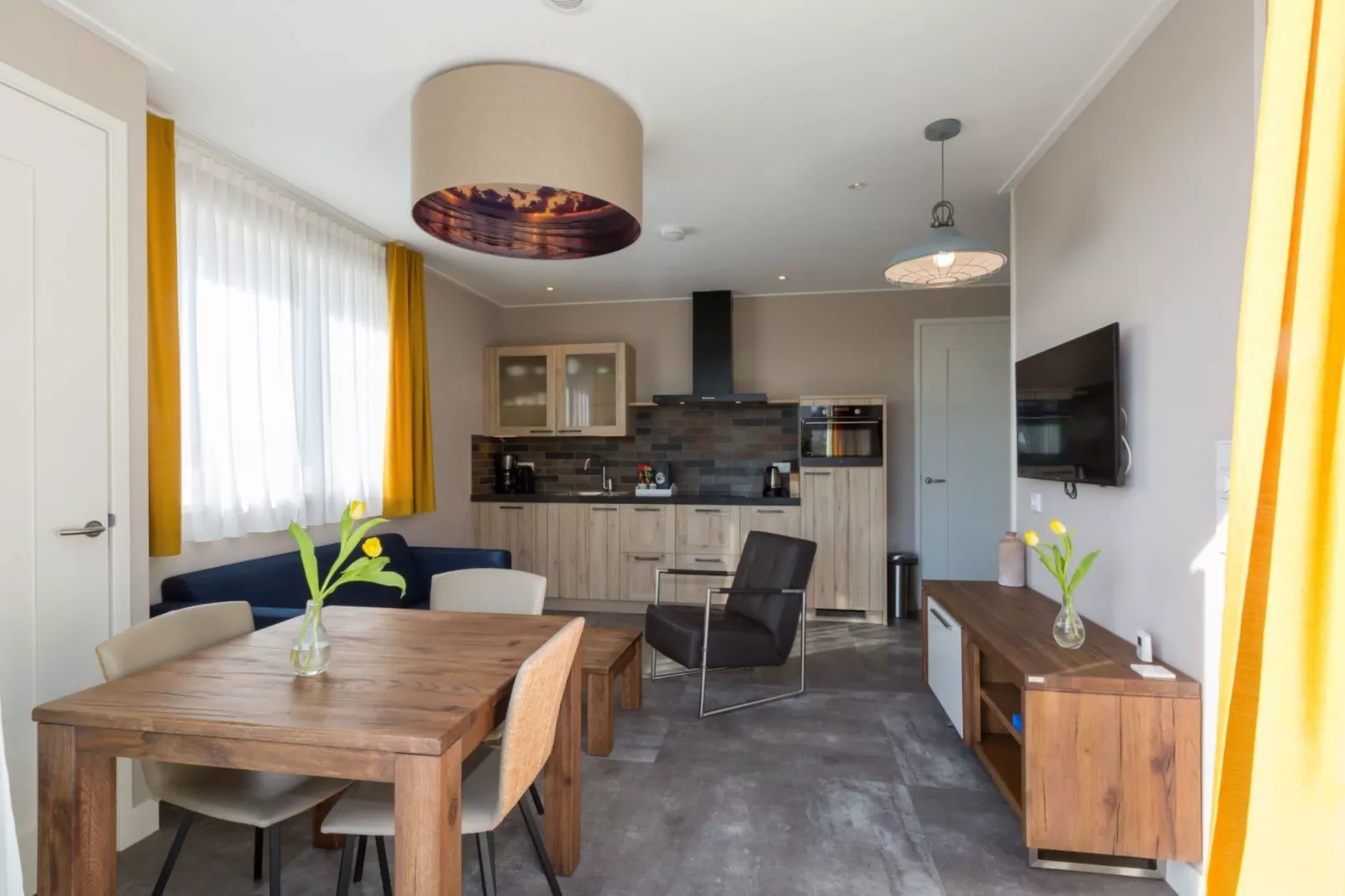 De Zeeuwse Schuur - comfort 3 personen huisdier-Wohnzimmer