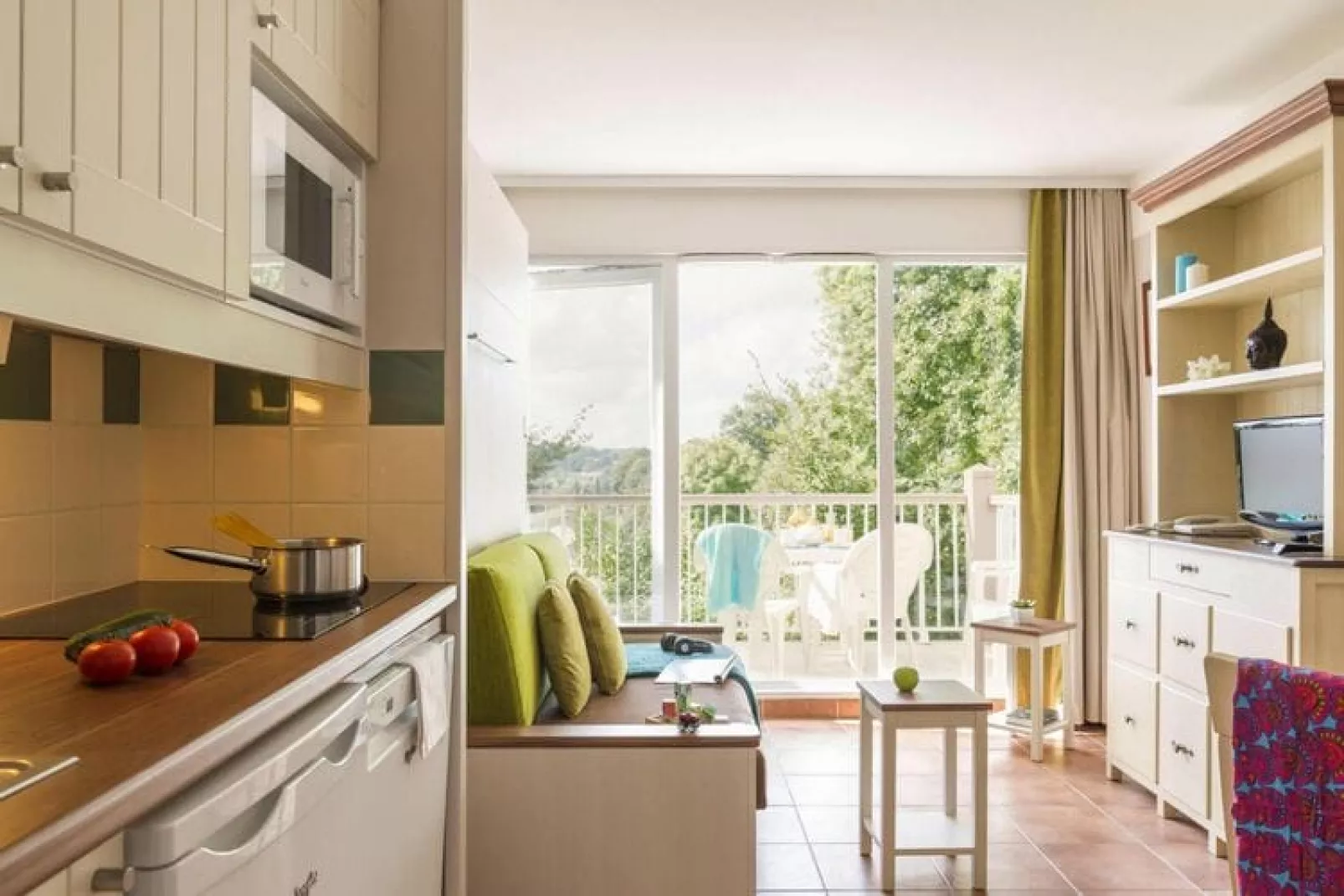 Holiday village Normandy Garden Branville - M6O Standard House 6 p - 2 bedrooms - duplex-M6O Standard House 6 p. - 2 bedrooms - duplex-Küche