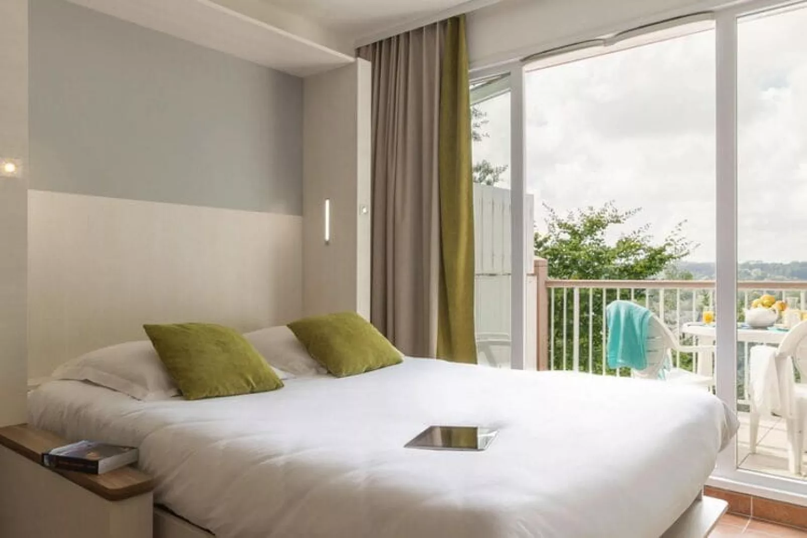 Holiday village Normandy Garden Branville - M6O Standard House 6 p - 2 bedrooms - duplex-M6O Standard House 6 p. - 2 bedrooms - duplex-Schlafzimmer