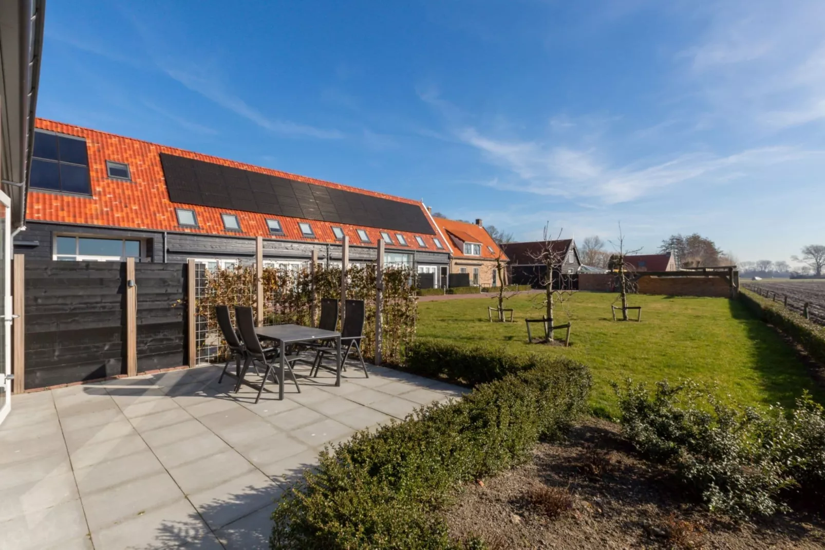De Zeeuwse Schuur - comfort 3 personen huisdier-Terrassenbalkon