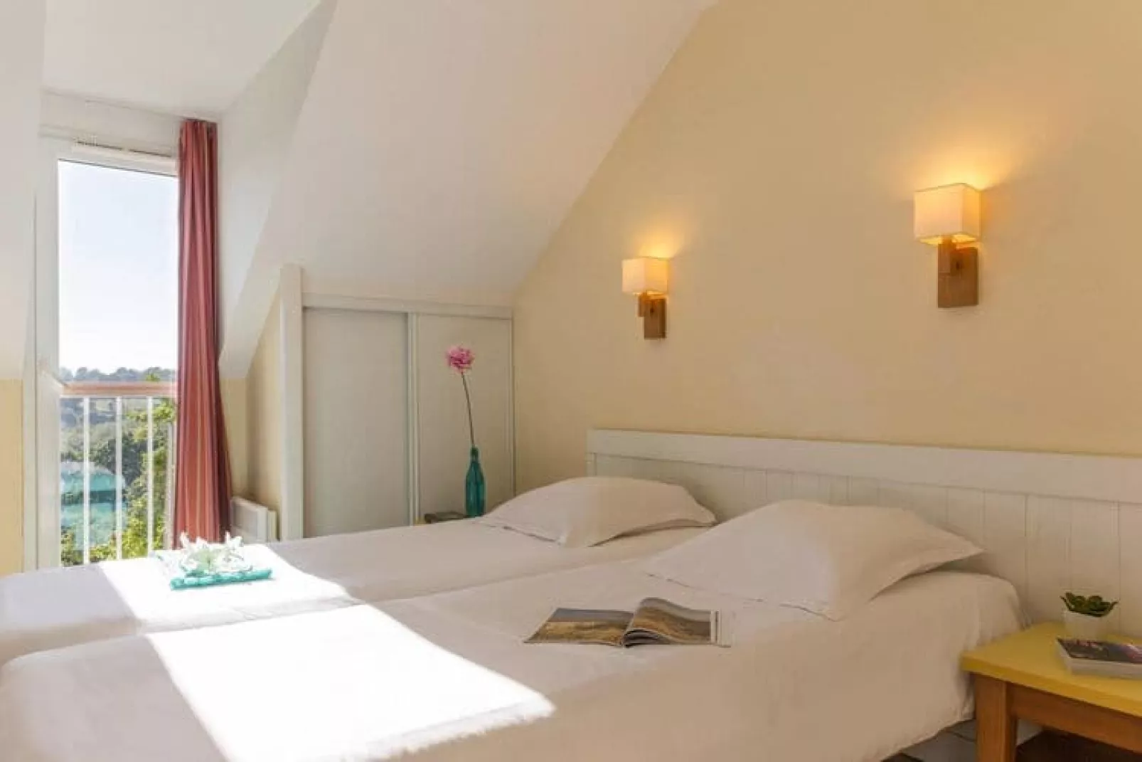 Holiday village Normandy Garden Branville - M6O Standard House 6 p - 2 bedrooms - duplex-M6O Standard House 6 p. - 2 bedrooms - duplex-Schlafzimmer