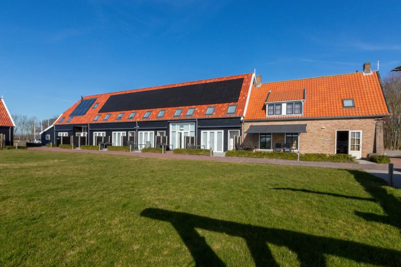 De Zeeuwse Schuur - comfort 3 personen huisdier-Außenbereich Sommer