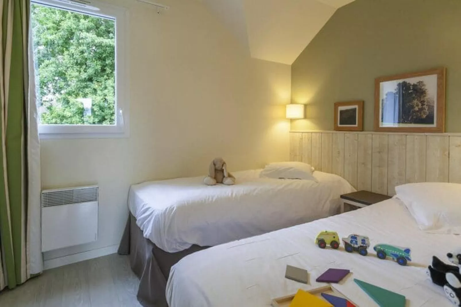 Holiday village Normandy Garden Branville - M6O Standard House 6 p - 2 bedrooms - duplex-M6O Standard House 6 p. - 2 bedrooms - duplex-Schlafzimmer