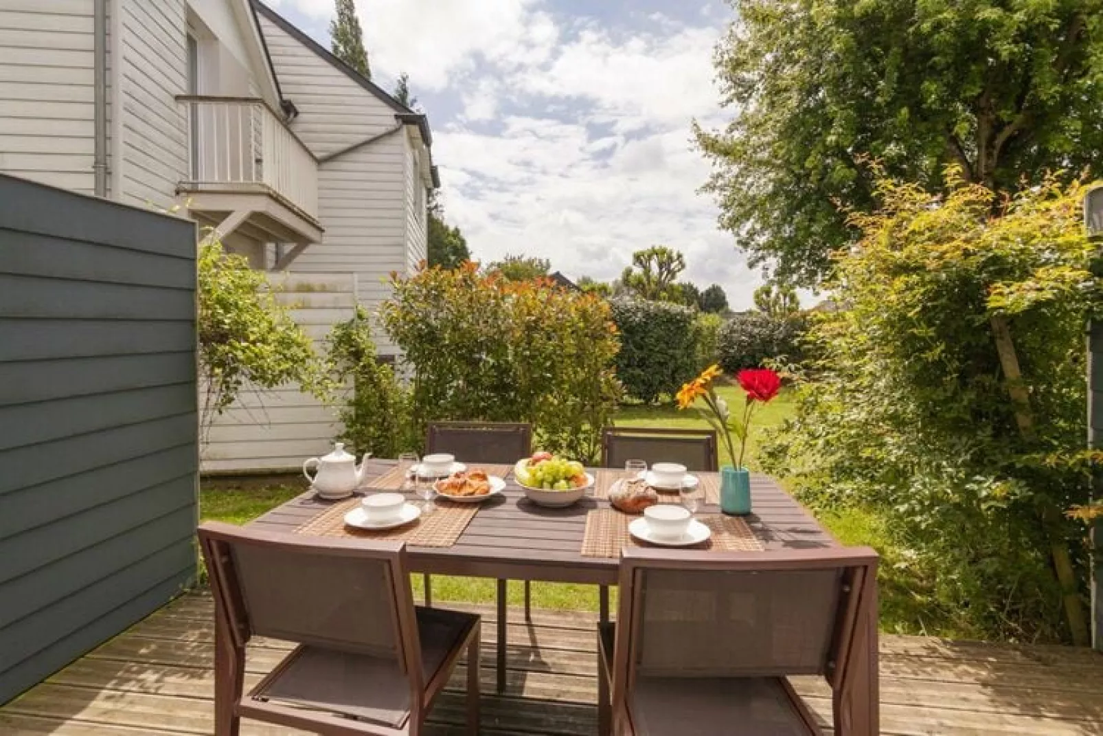 Holiday village Normandy Garden Branville - M6O Standard House 6 p - 2 bedrooms - duplex-M6O Standard House 6 p. - 2 bedrooms - duplex-Terrasse