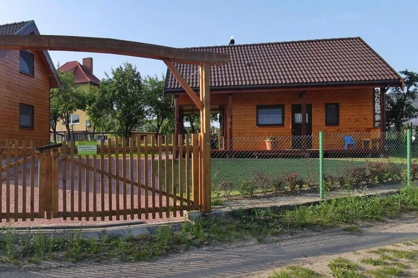 Holiday homes, Lubin-50 qm Typ A Ferienhaus-Außenbereich Sommer