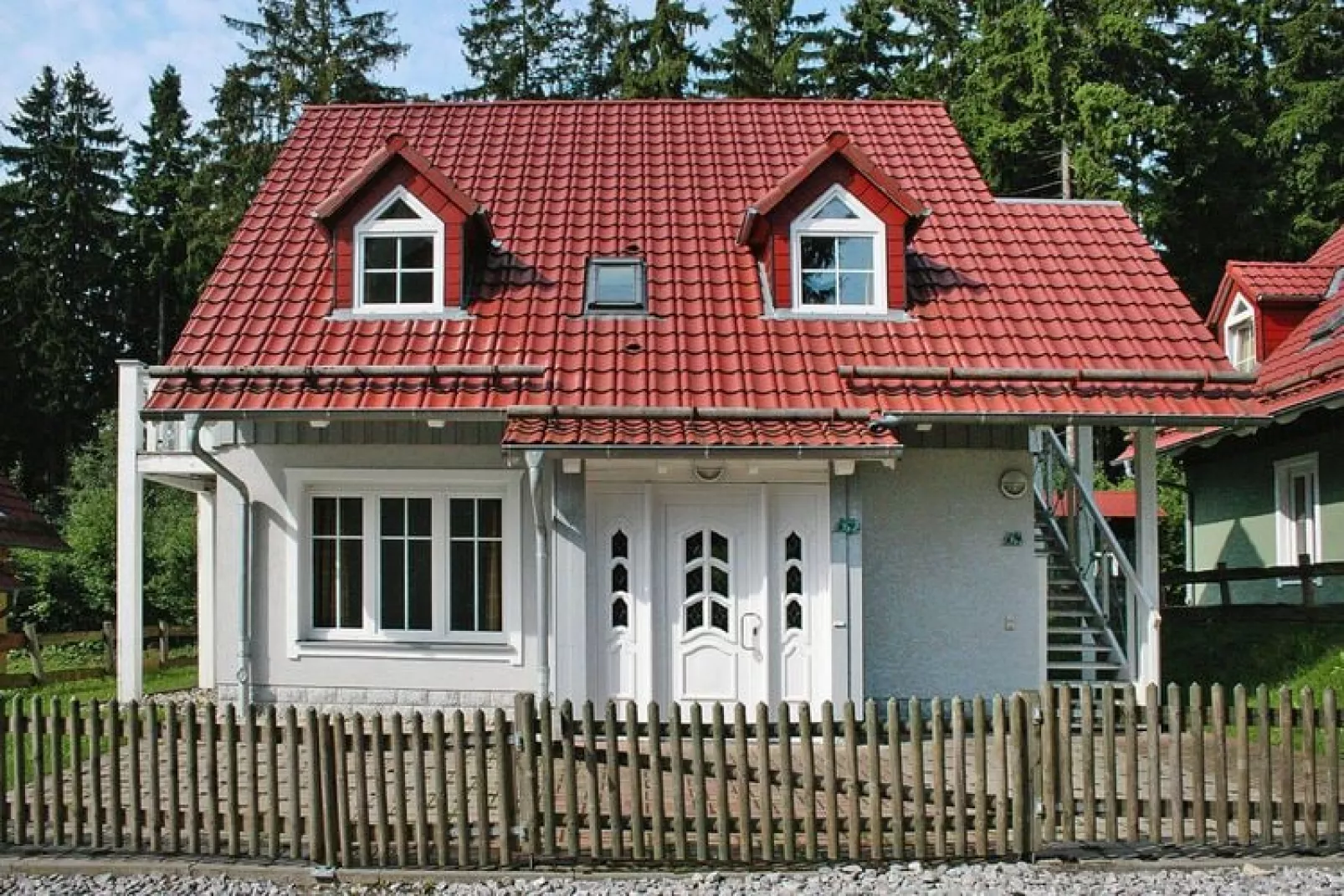 Doppelhaushälfte Tannenpark-Außenbereich Sommer