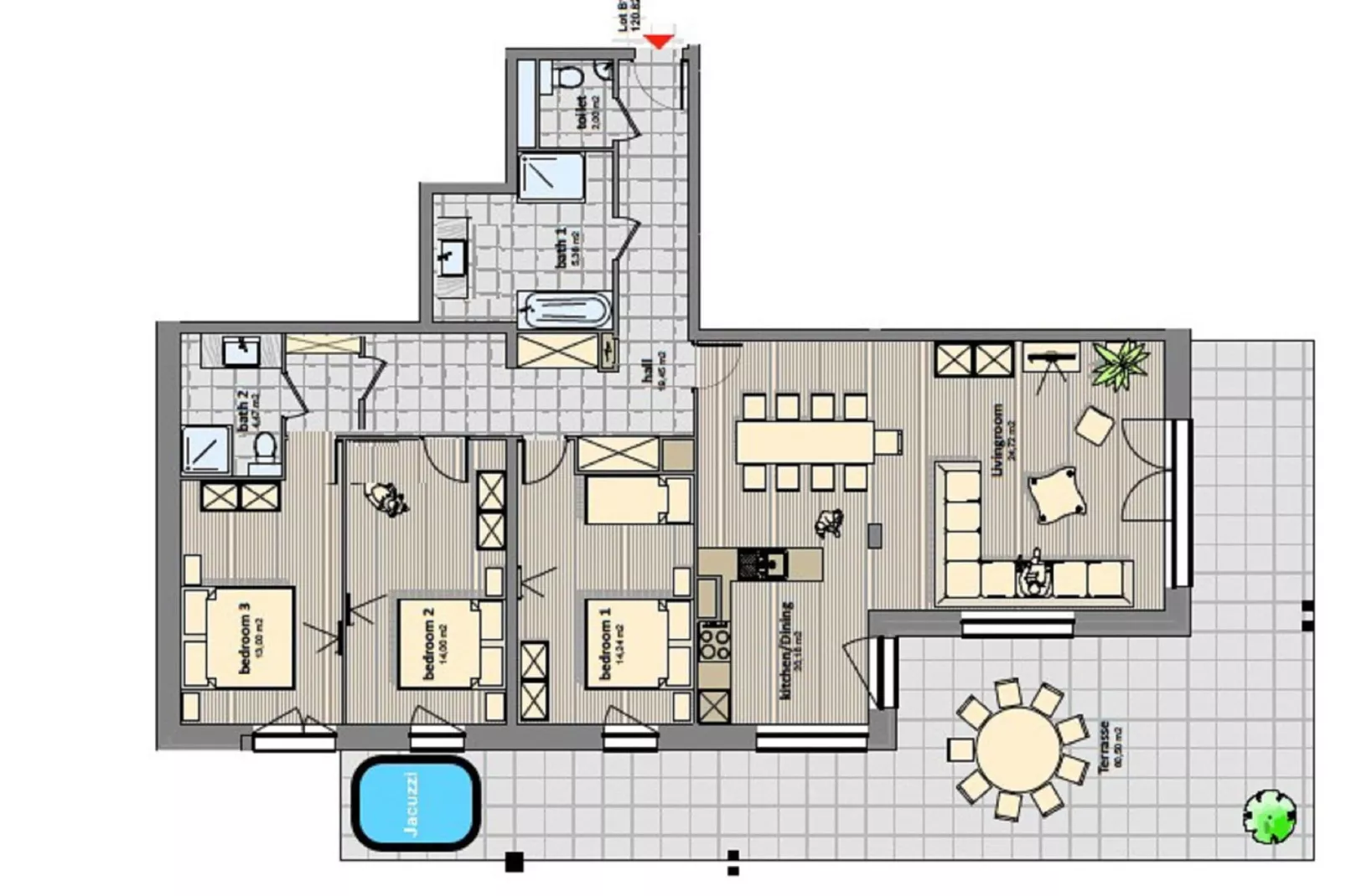 App. 8p. jacuzzi-Ambiente