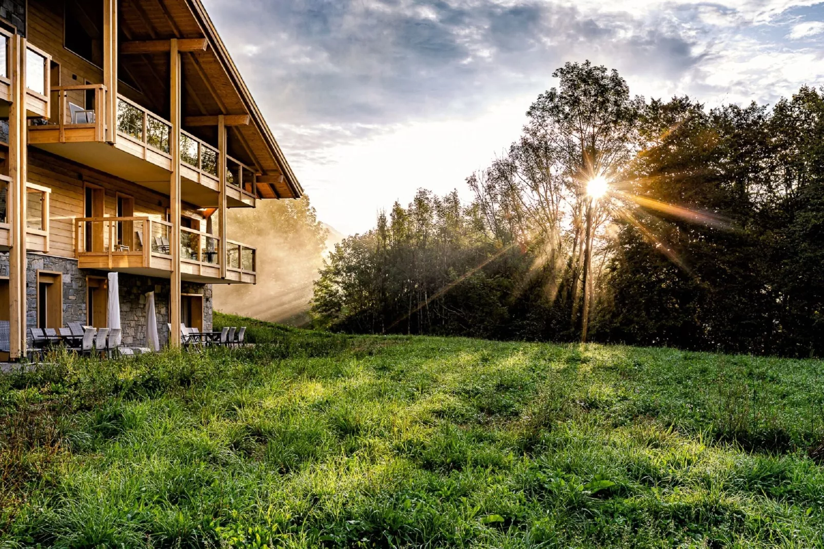 App. 7p. sauna-Außenbereich Sommer