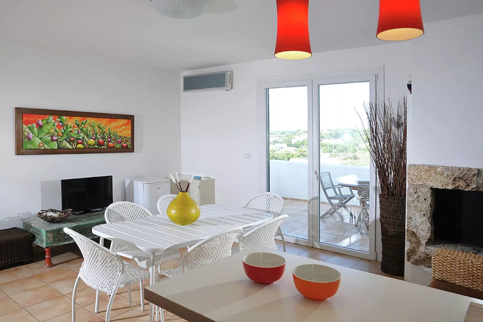 Quattro Colonne Uno con Piscina-Living room