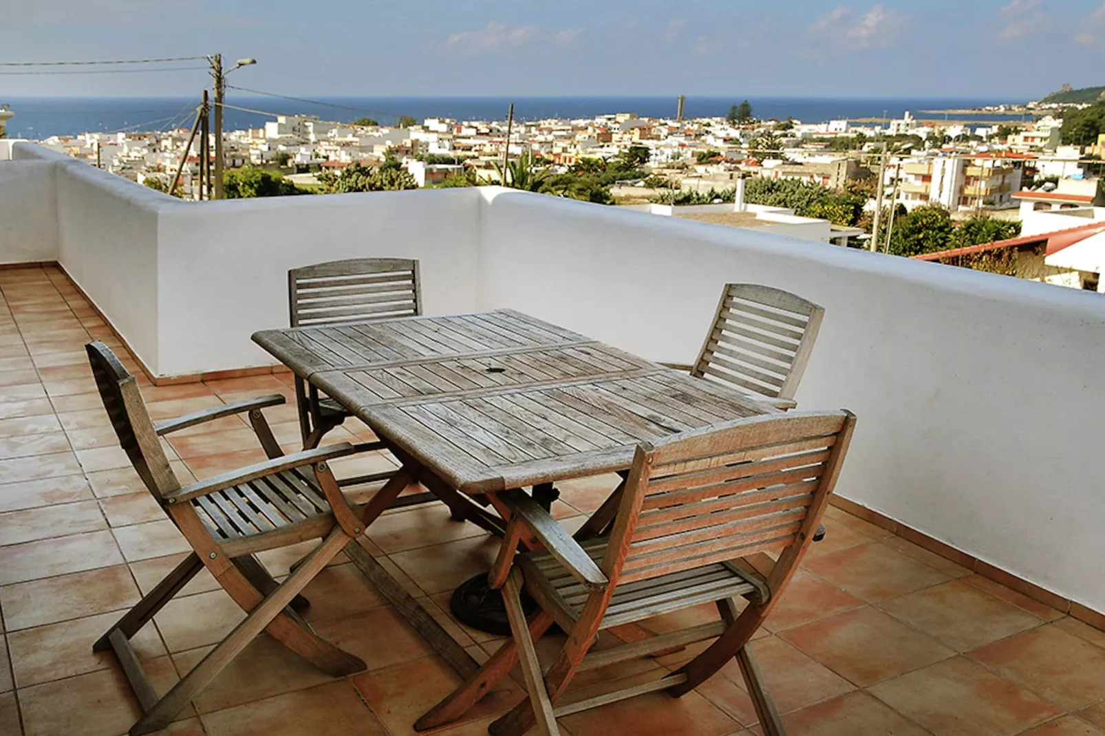 Quattro Colonne Uno con Piscina-Terrace balcony