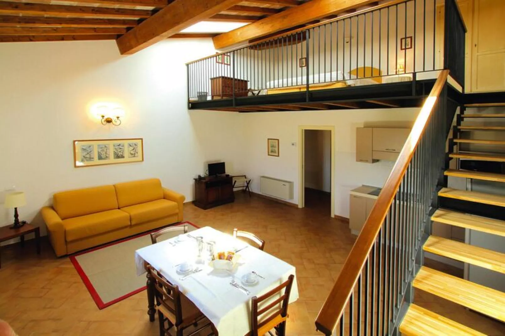 Ferienanlage Poggio all' Agnello Piombino Type Mono 2 con terrazza o balcone-Living room