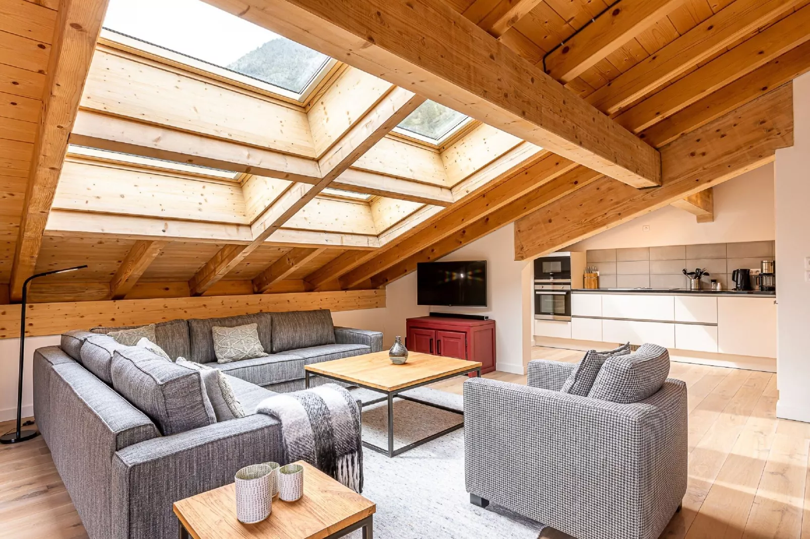 Penthouse 6p.-Wohnzimmer