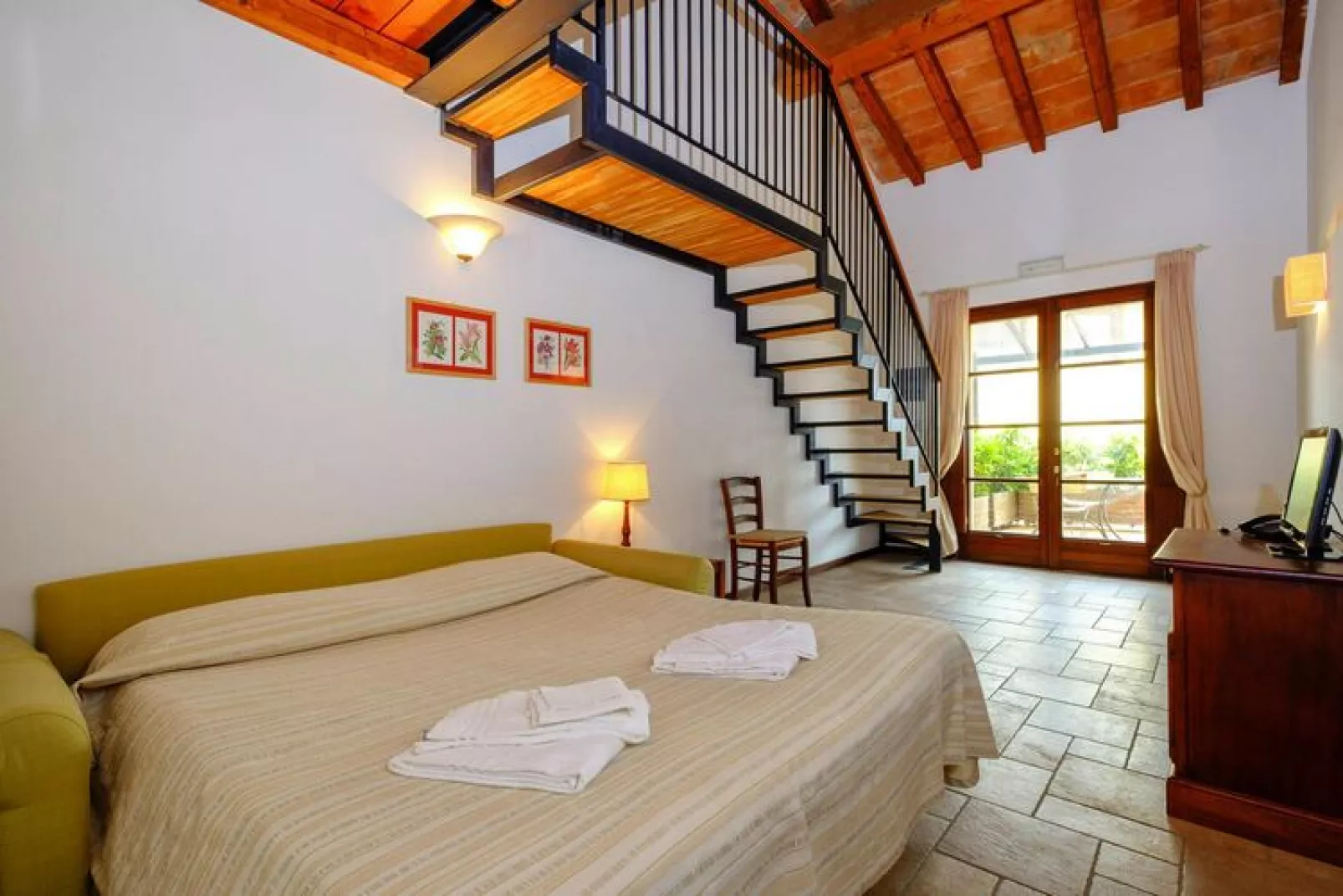 Ferienanlage Poggio all' Agnello Piombino Type Mono 2 con terrazza o balcone-Bedroom