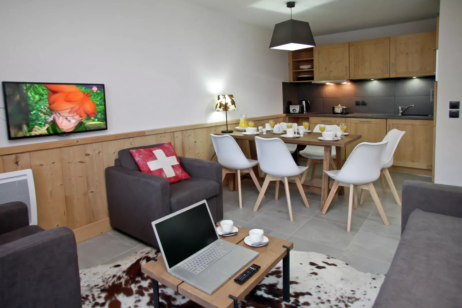 Les Fermes de Chatel 1-Living room
