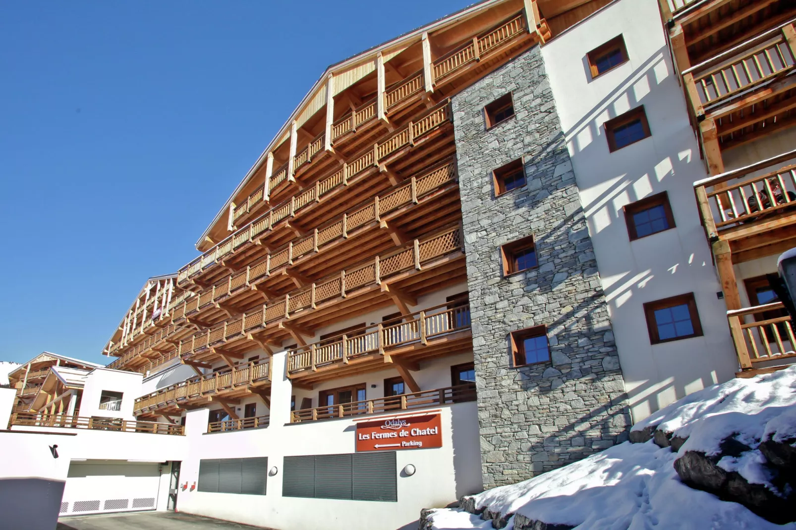 Les Fermes de Chatel 2-Exterior winter
