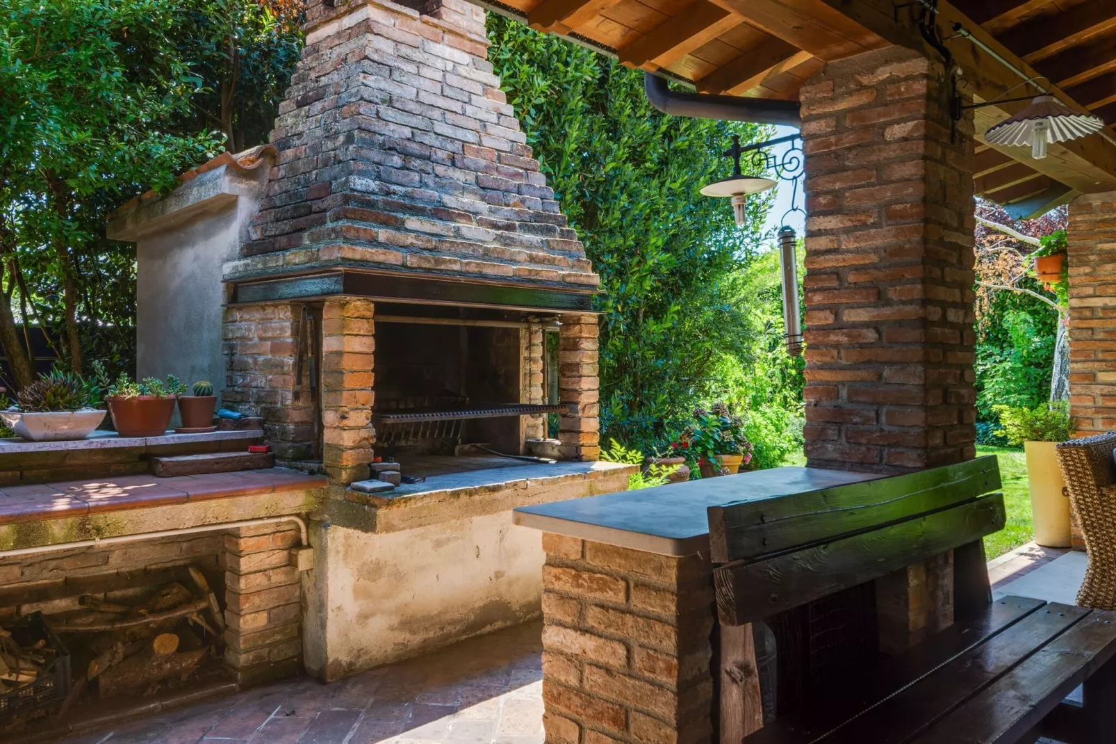 Casa Vacanze situata tra Mantova Verona e il Lago di Garda - Il Trigolo-Terrassenbalkon